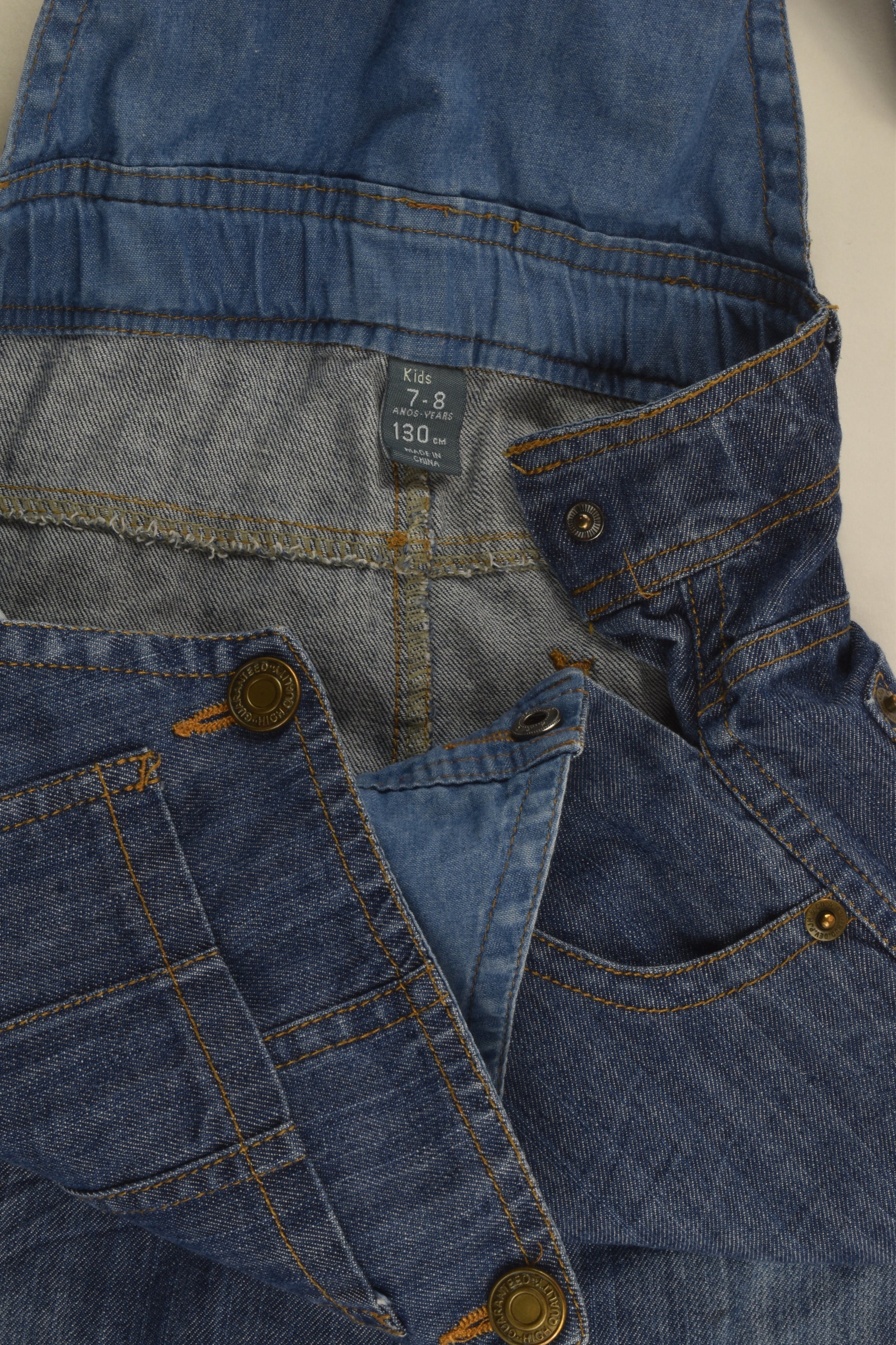 Zara Size 5-6 Lightweight Denim Overalls