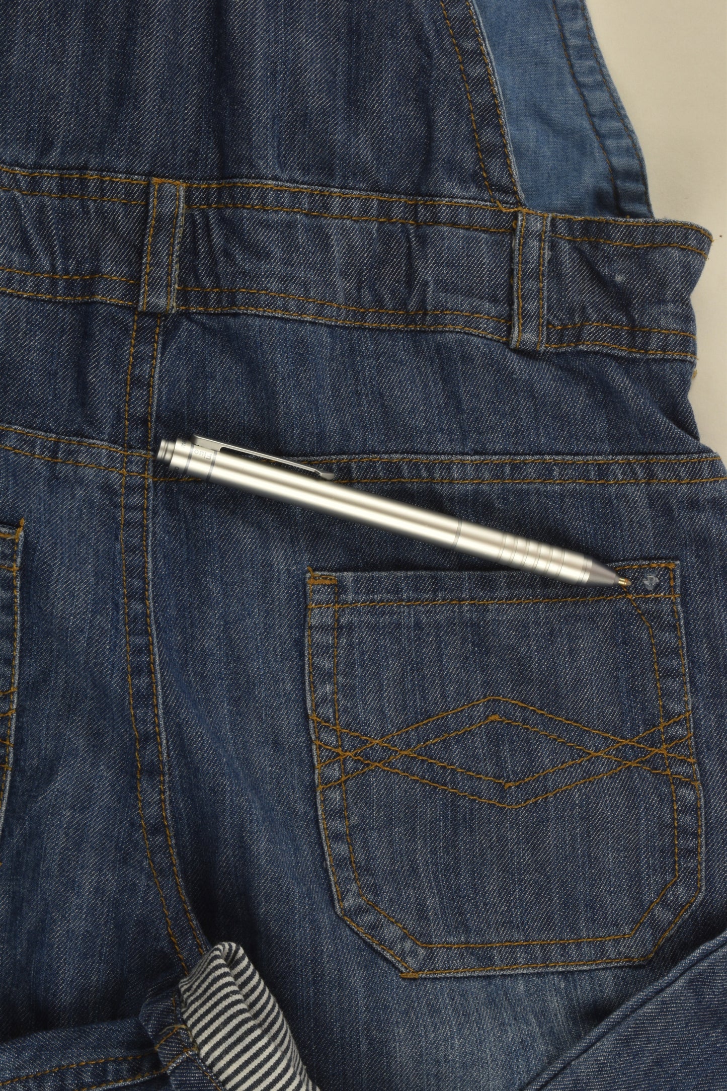 Zara Size 5-6 Lightweight Denim Overalls