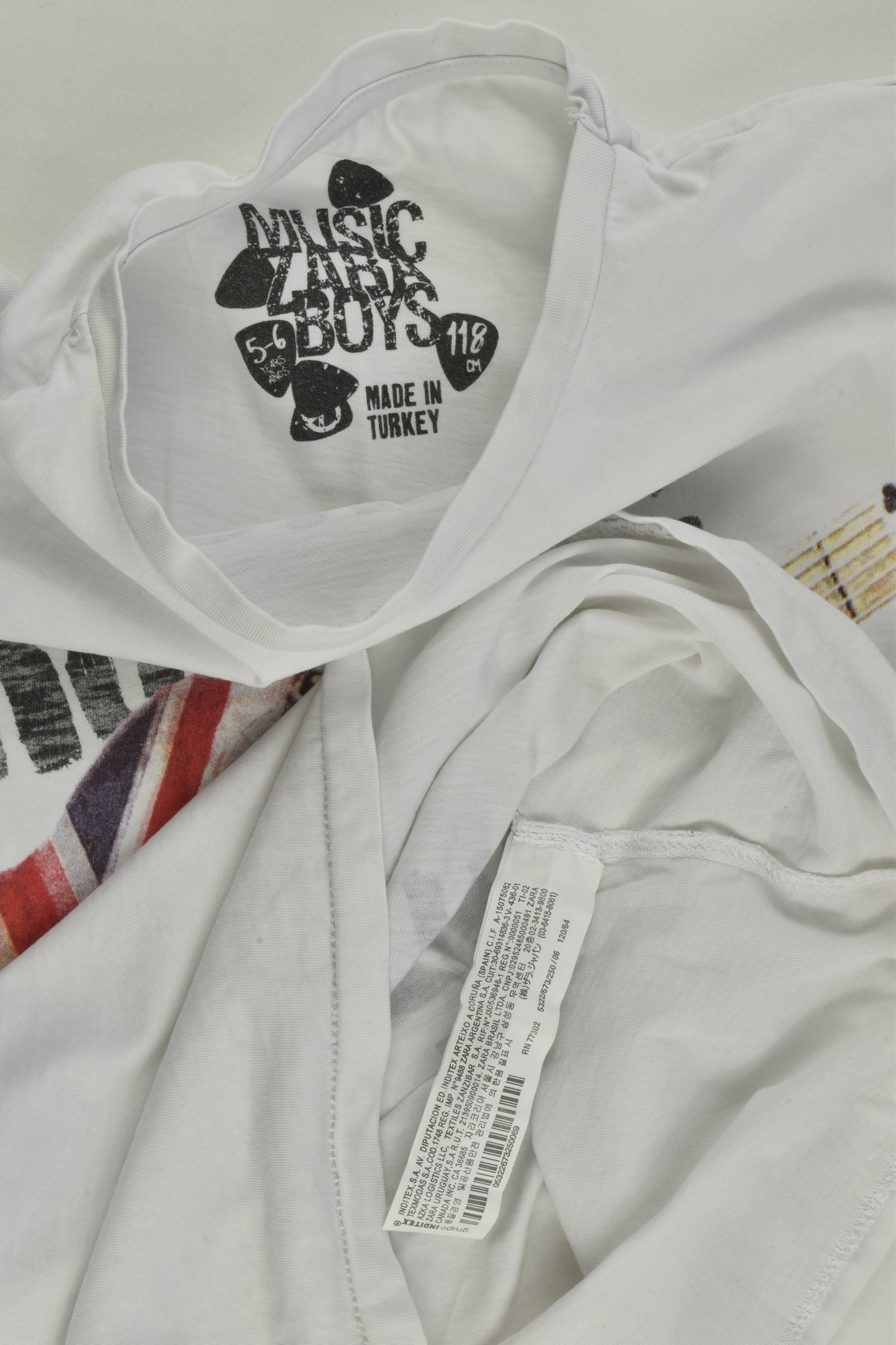 Zara Size 5-6 'Rocking With My Guitar' T-shirt
