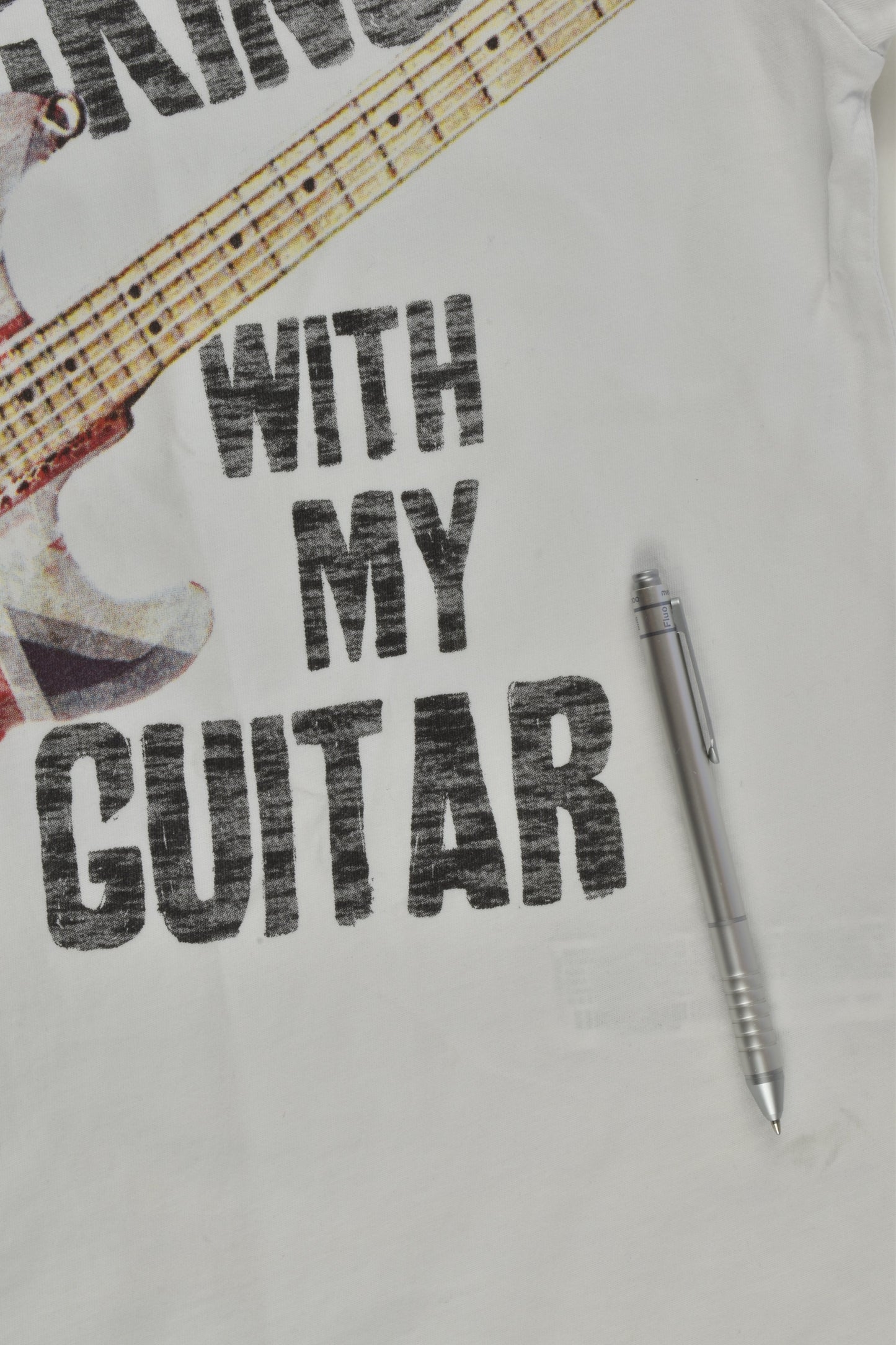 Zara Size 5-6 'Rocking With My Guitar' T-shirt