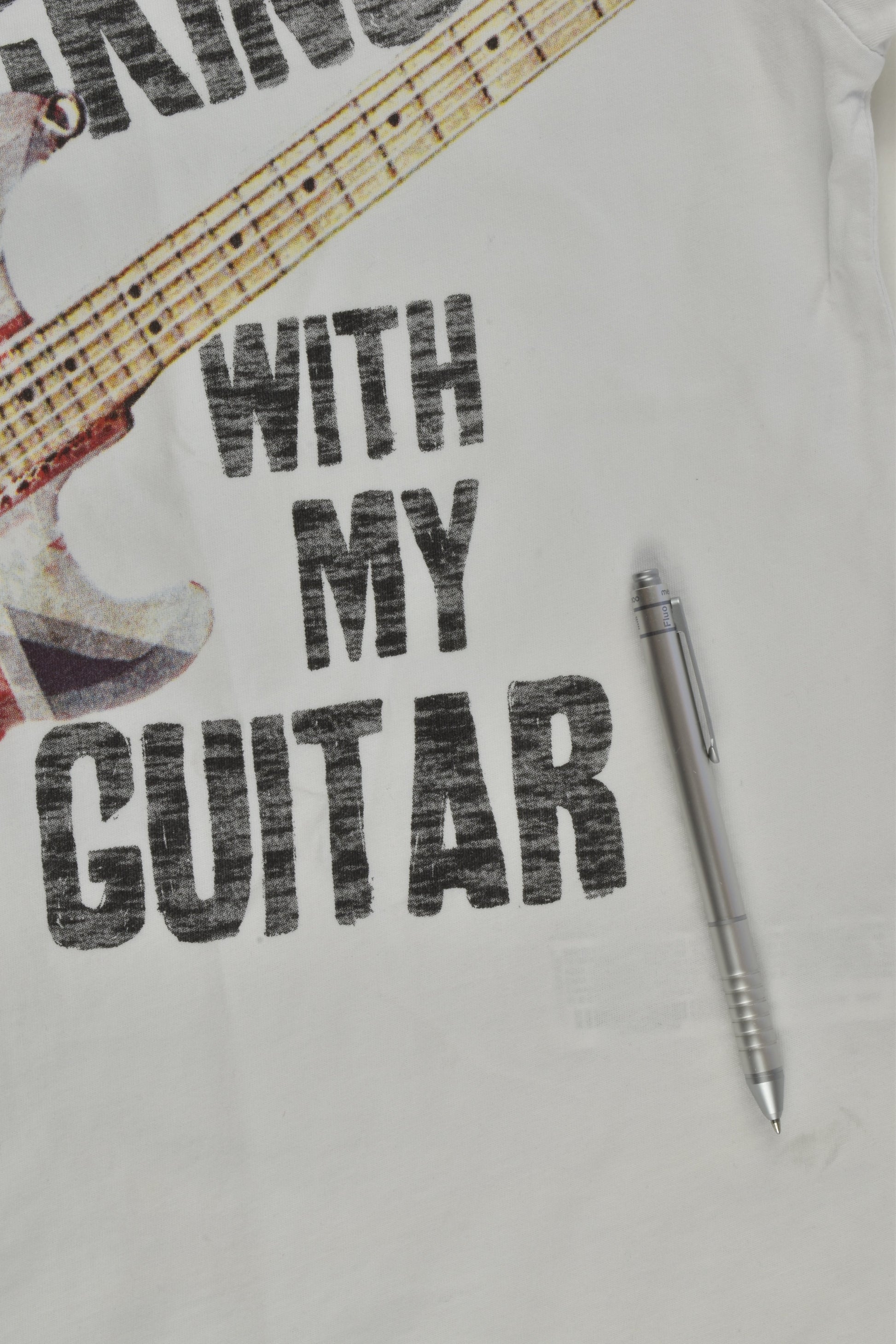 Zara Size 5-6 'Rocking With My Guitar' T-shirt