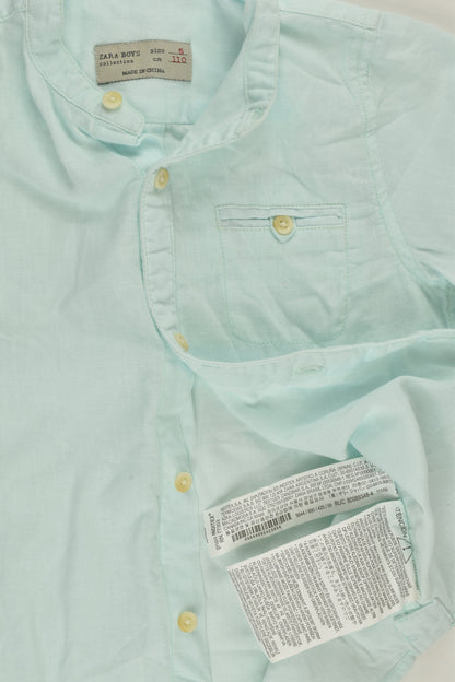 Zara Size 5 Linen Blend Shirt
