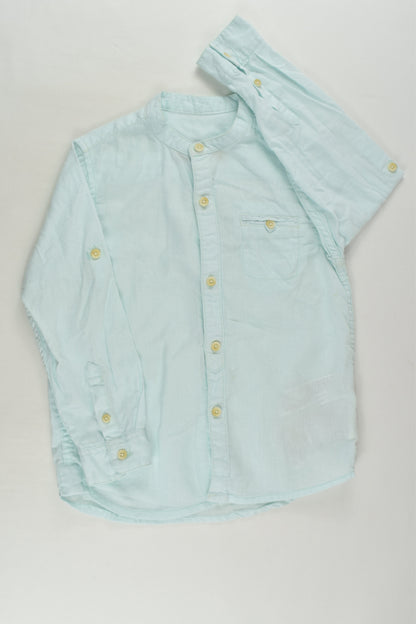 Zara Size 5 Linen Blend Shirt
