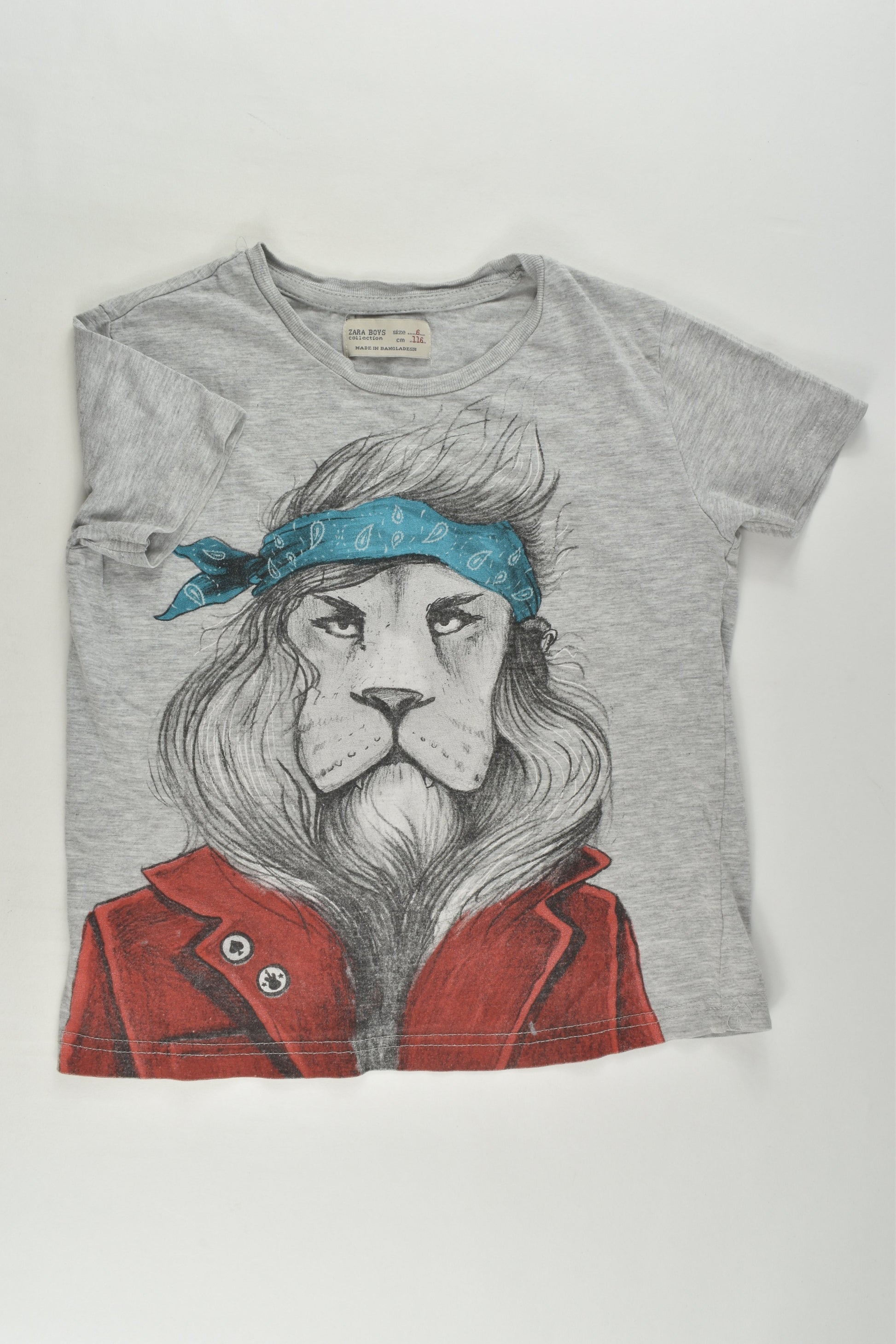 Zara Size 6 Lion T-shirt