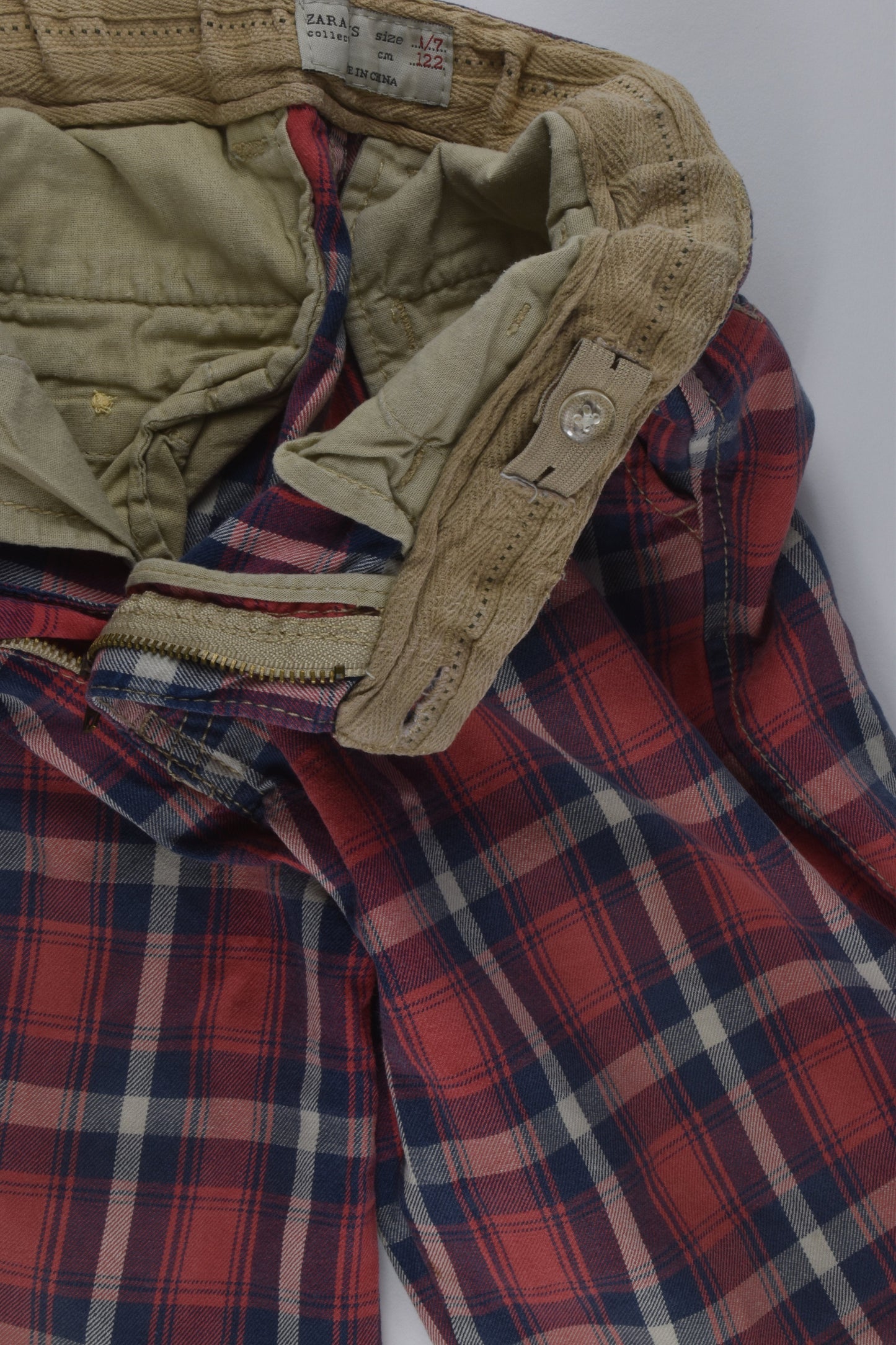 Zara Size 6/7 Checked Shorts