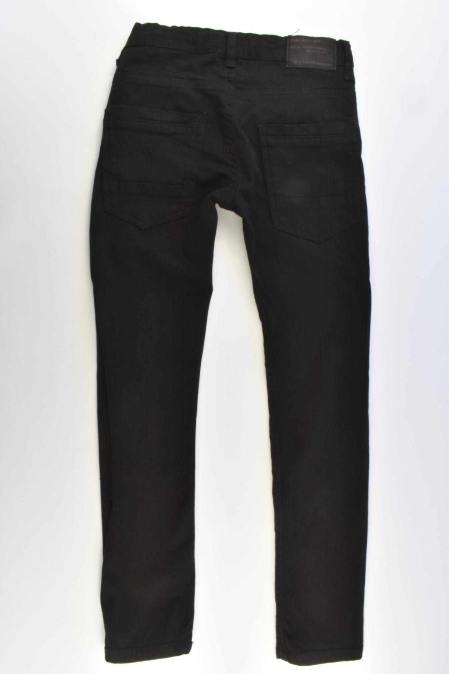 Zara Size 8 Stretchy Black Denim Pants