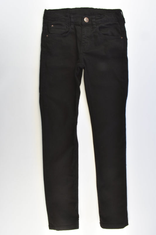Zara Size 8 Stretchy Black Denim Pants