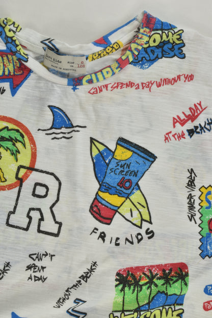 Zara Size 8 'Surf Zone' T-shirt