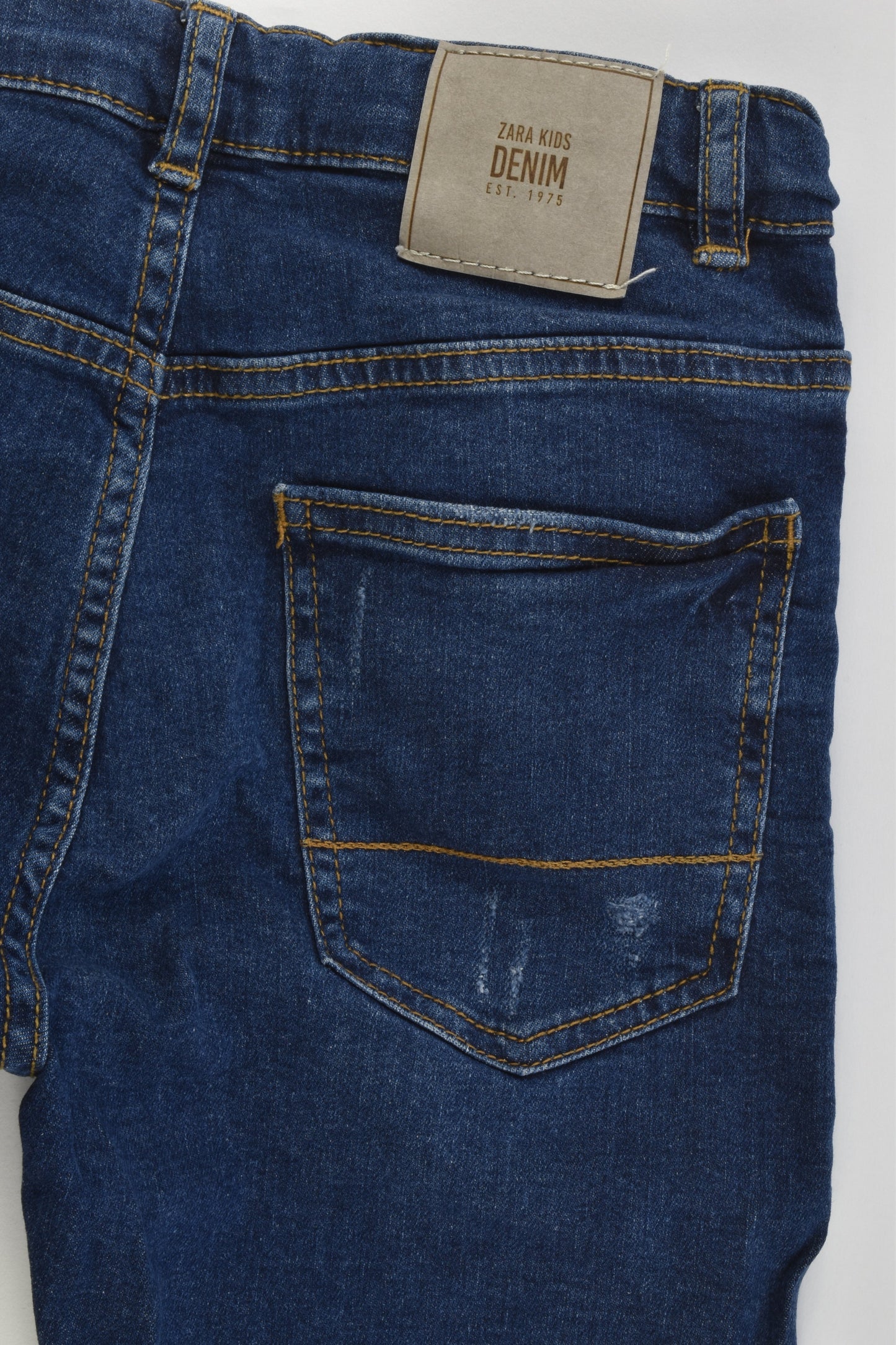 Zara Size 9 (134 cm) Stretchy Denim Pants