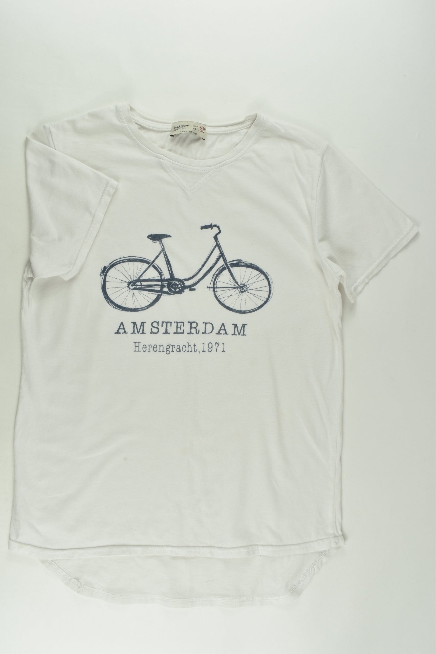 Zara Size 9/10 (140 cm) Amsterdam Bicycle T-shirt