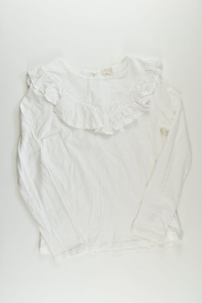 Zara Size 9/10 Ruffle Top