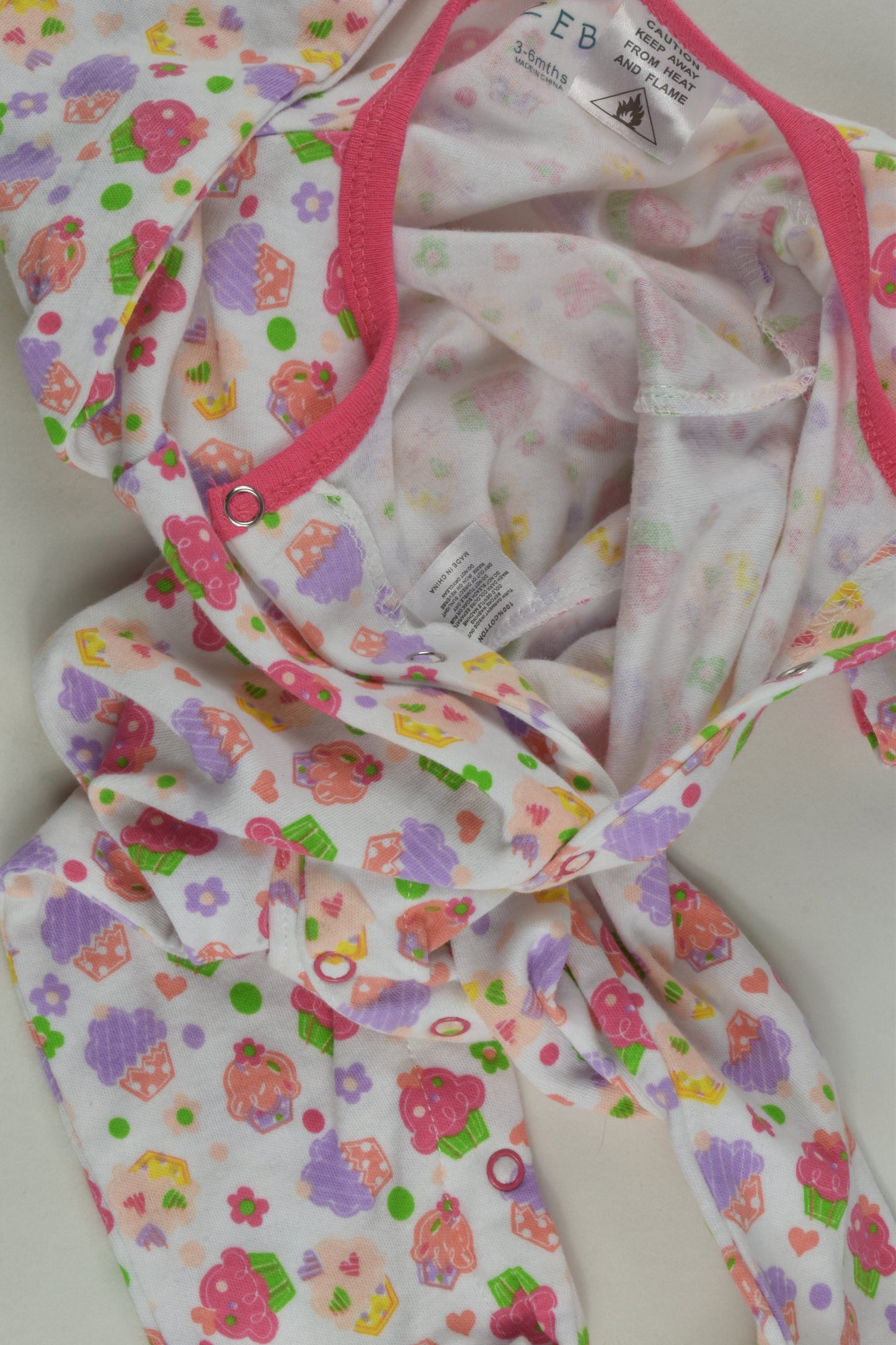 Zeb Size 00 Footed Romper