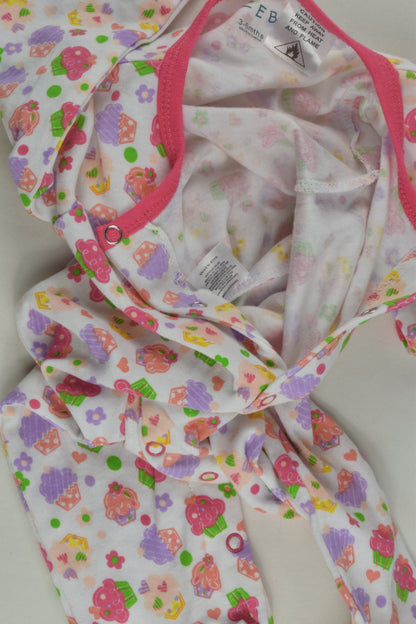 Zeb Size 00 Footed Romper