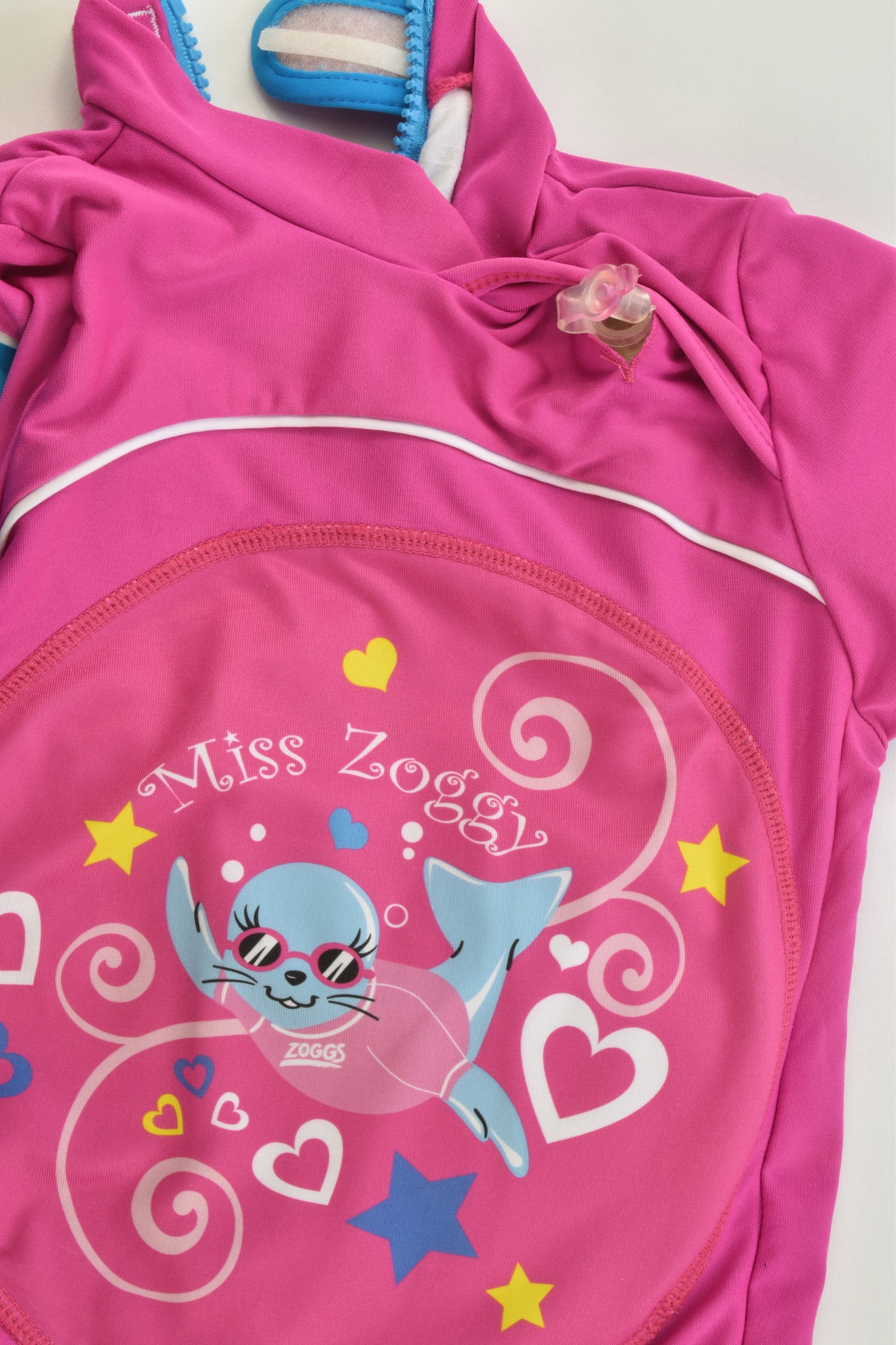 Zoggs Size 1-2 Swimsuit with Blow-up Inflatable