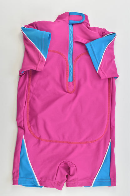Zoggs Size 1-2 Swimsuit with Blow-up Inflatable