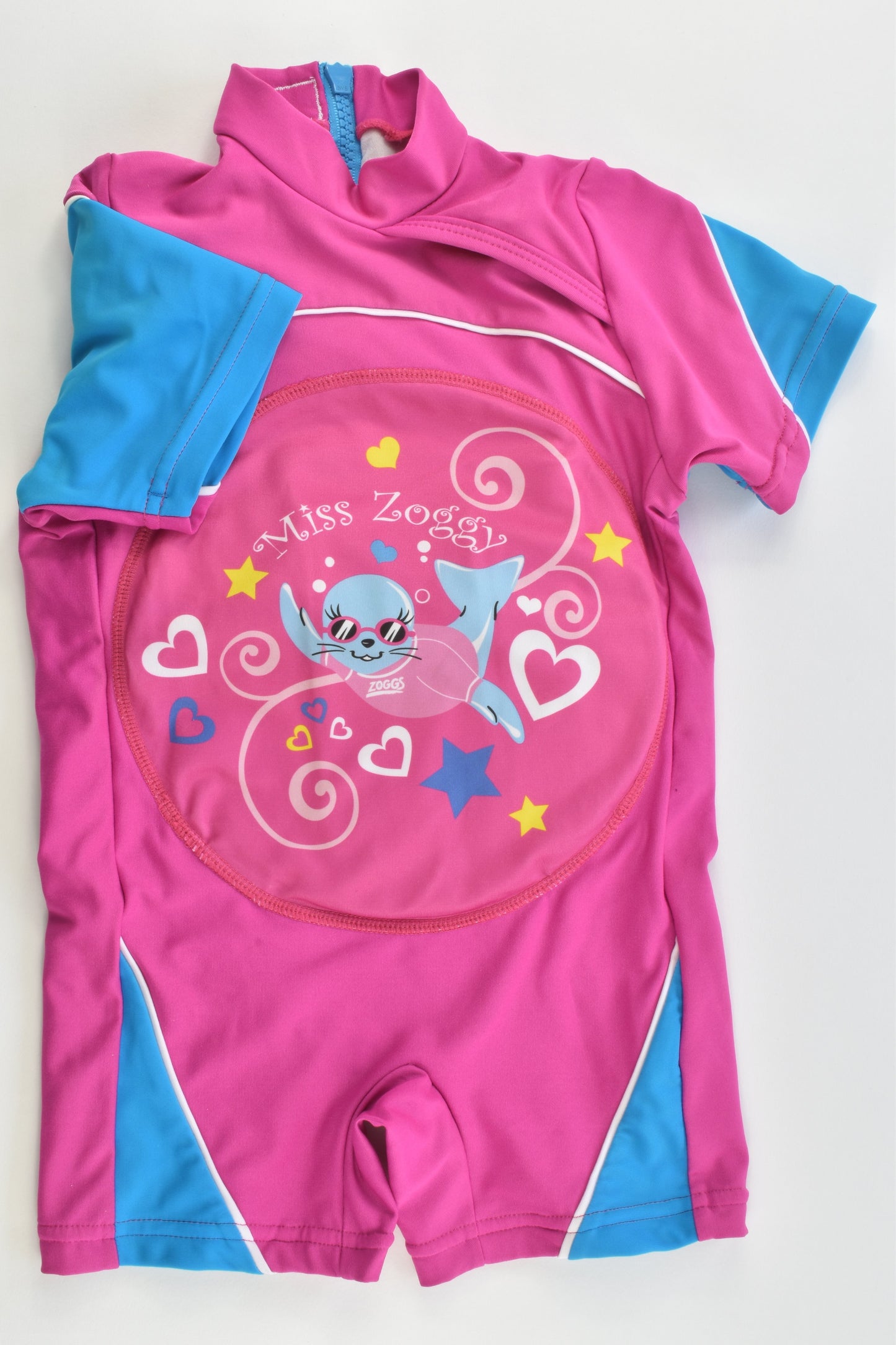 Zoggs Size 1-2 Swimsuit with Blow-up Inflatable