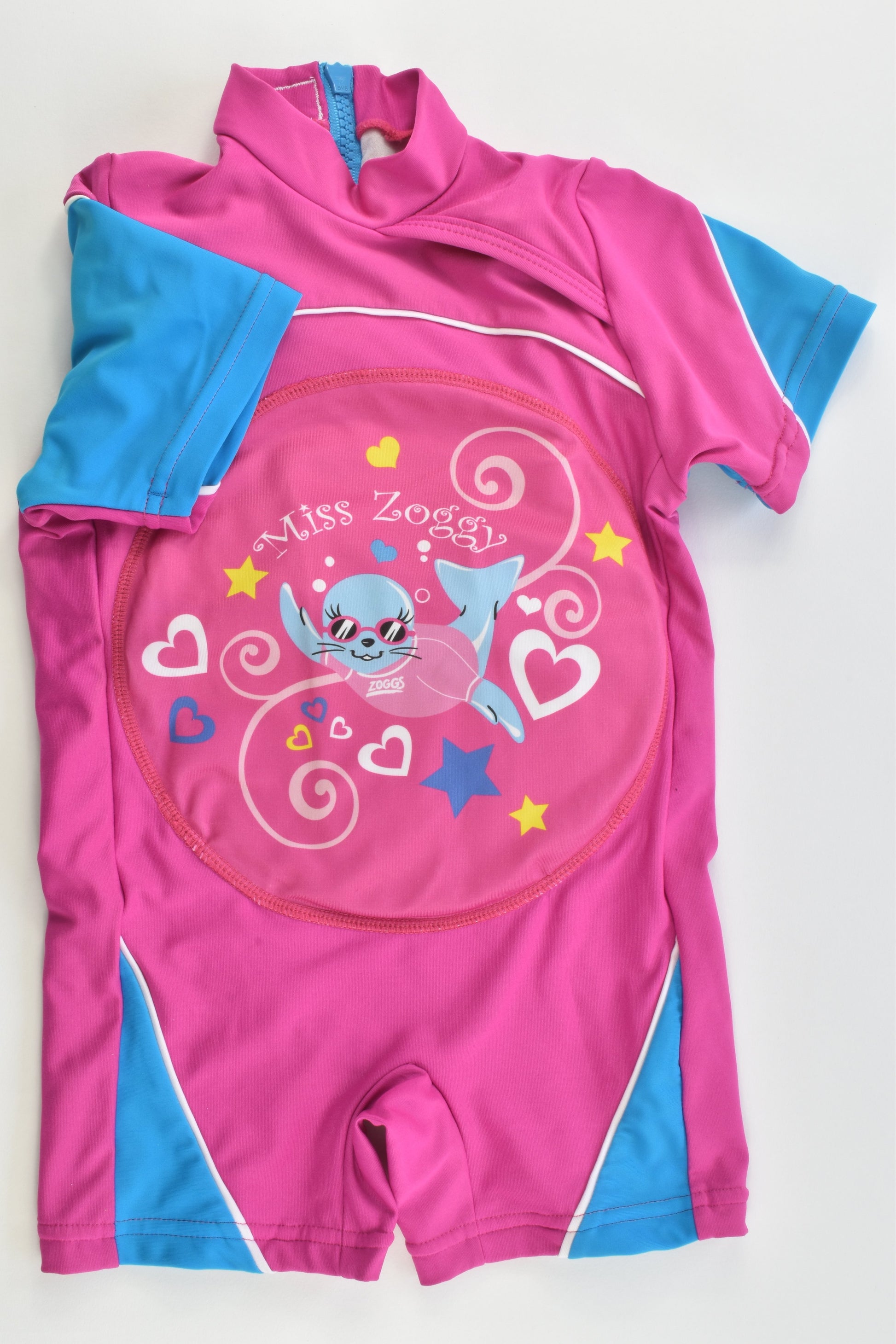 Zoggs Size 1-2 Swimsuit with Blow-up Inflatable