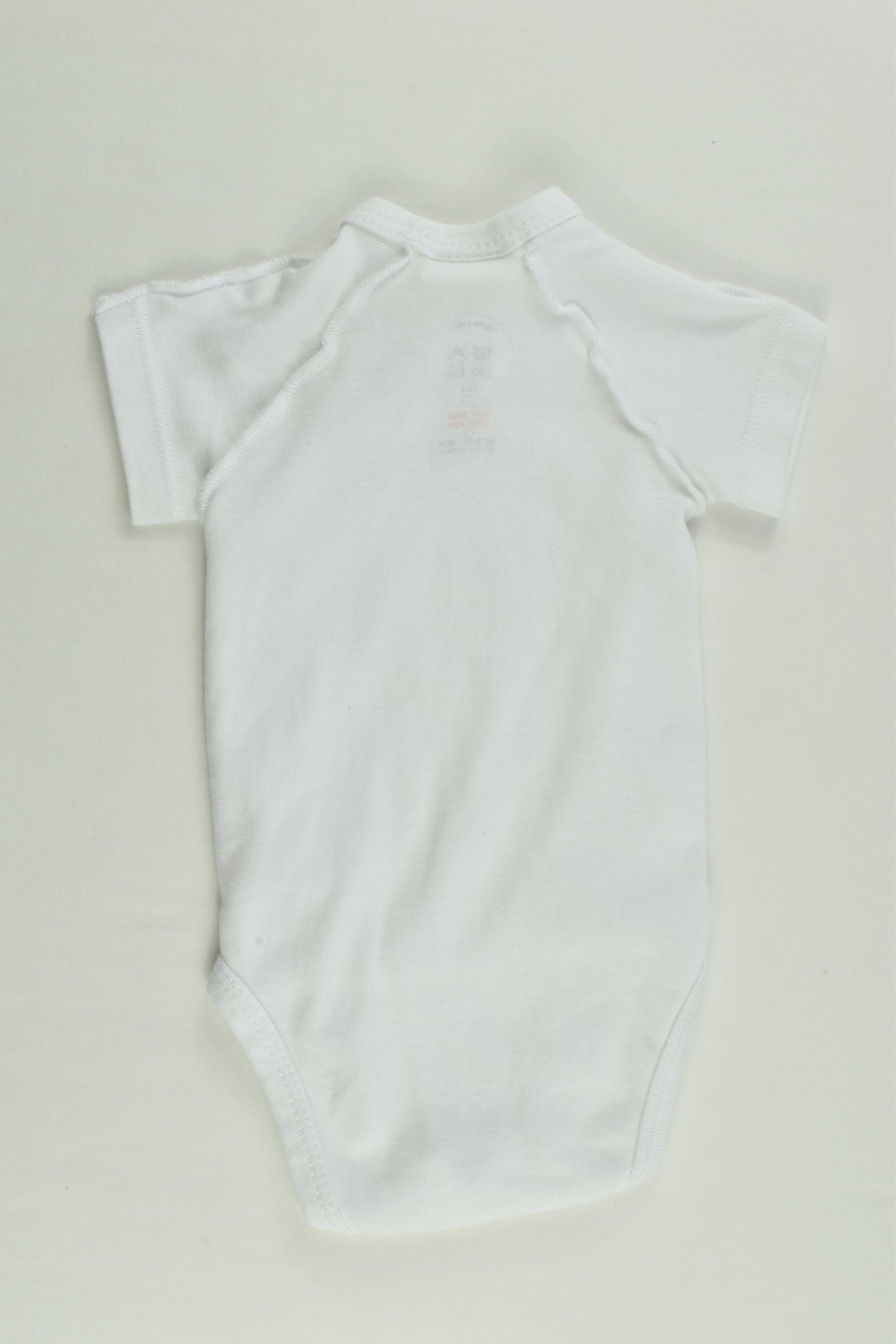 Absorba Size 0000 (3 months) '100% Calins' Wrap Bodysuit