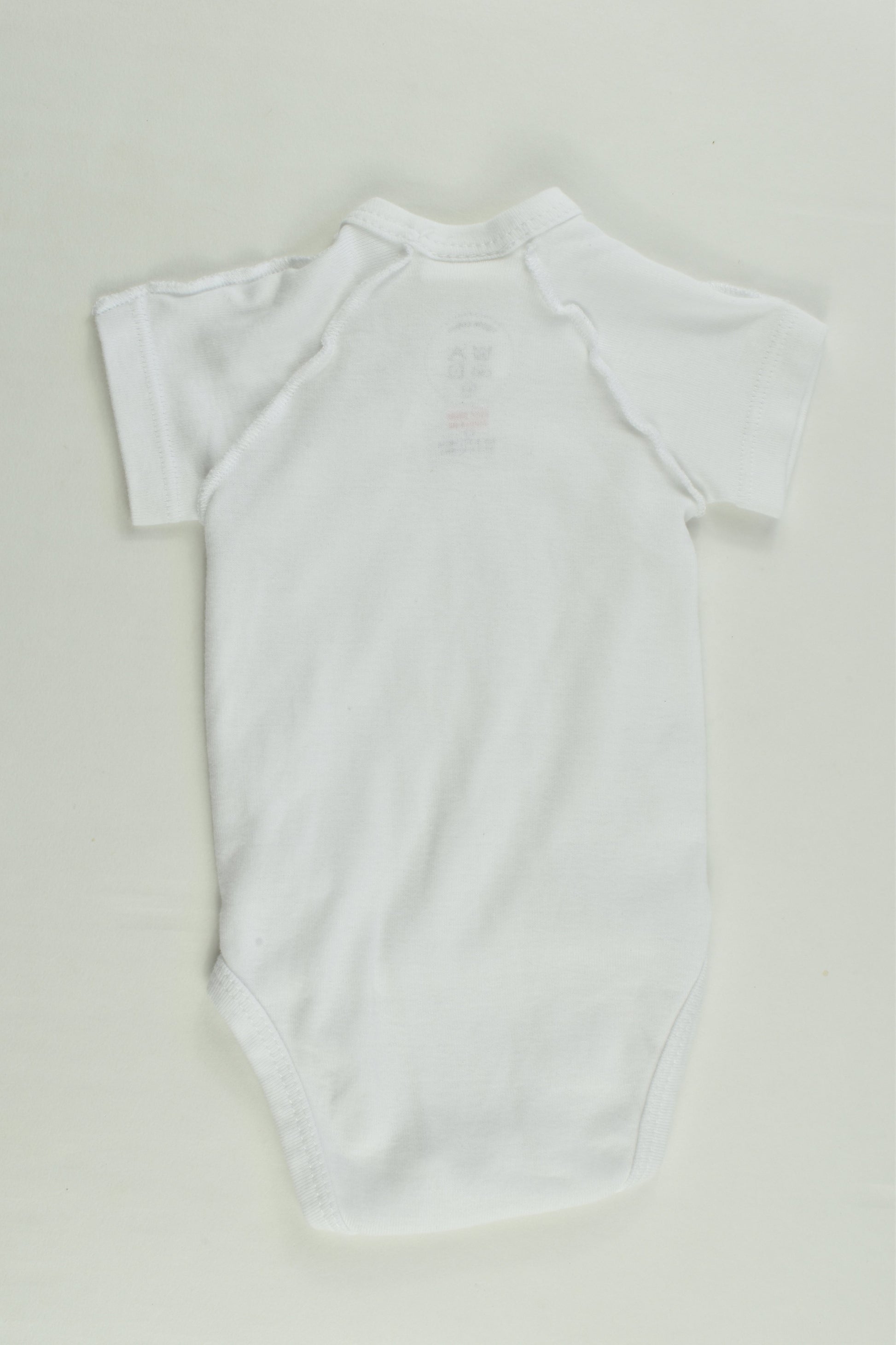 Absorba Size 0000 (3 months) '100% Calins' Wrap Bodysuit