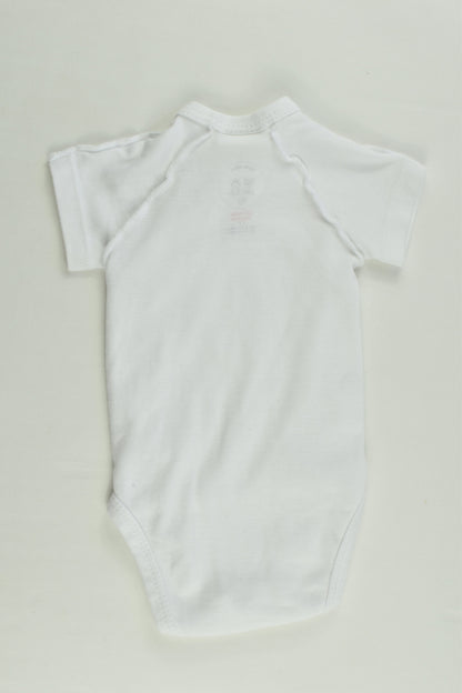 Absorba Size 0000 (3 months) '100% Calins' Wrap Bodysuit