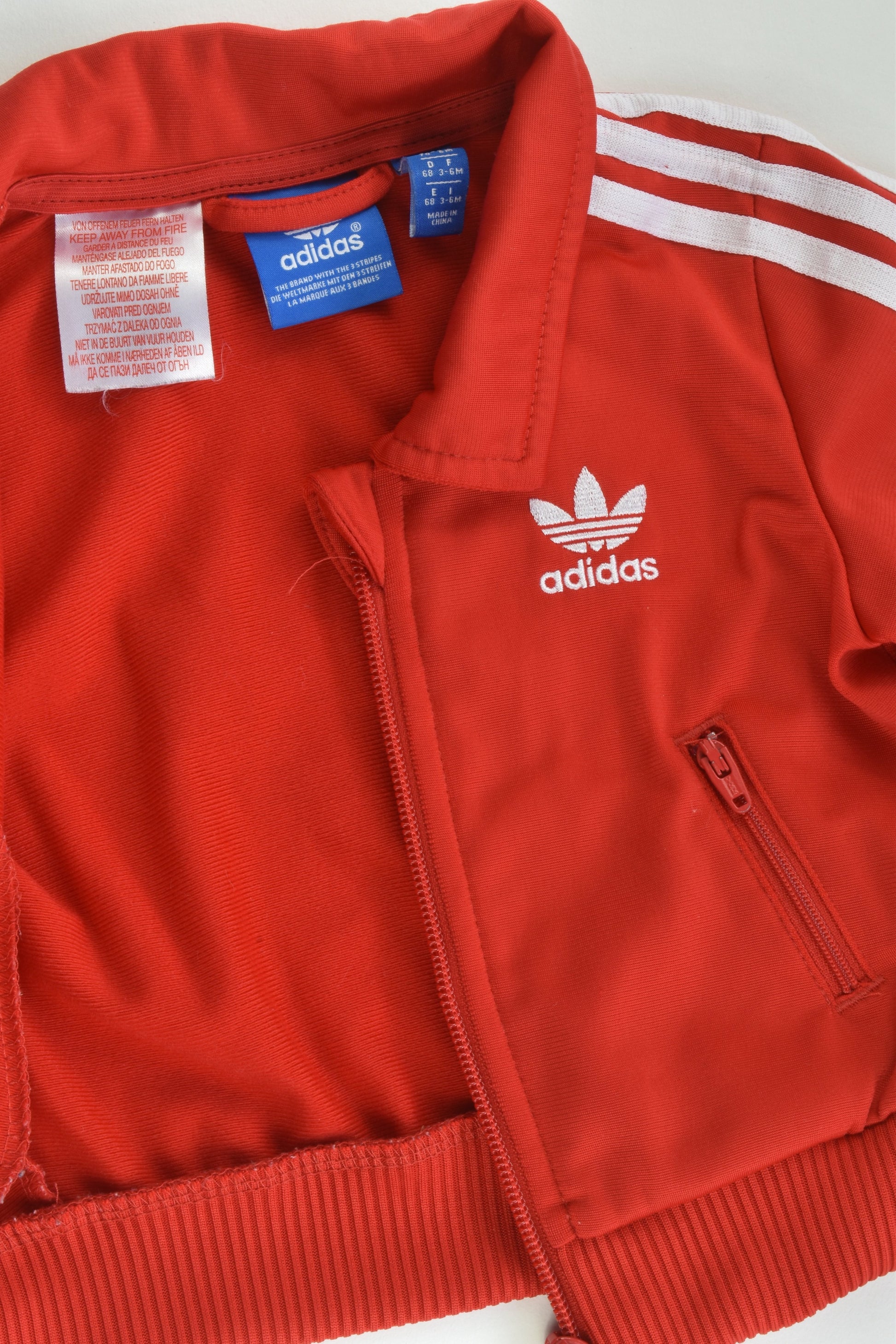 Adidas Size 00 (3-6 months) Track Jacket