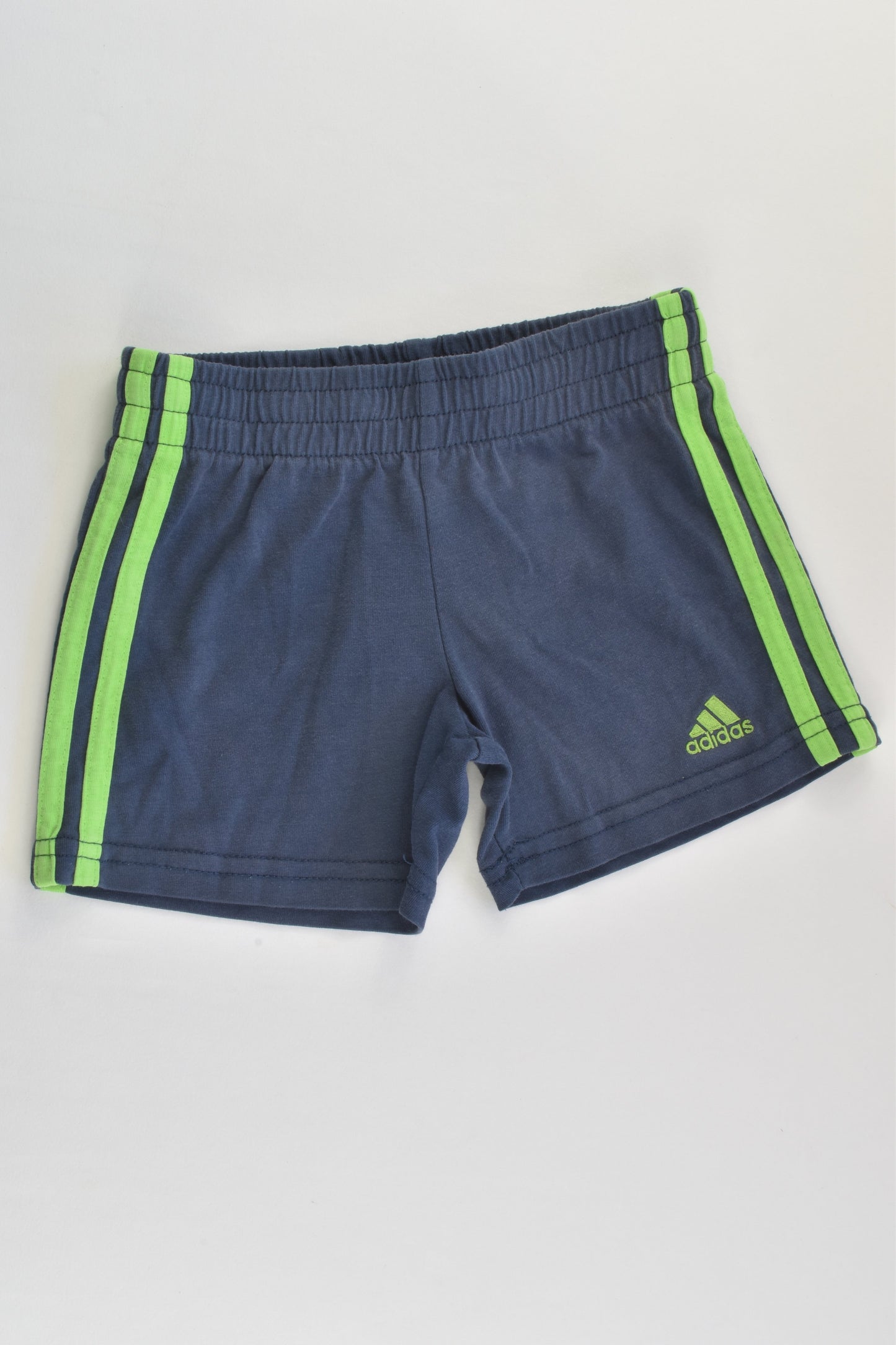 Adidas Size 2-3 Green Stripes Shorts