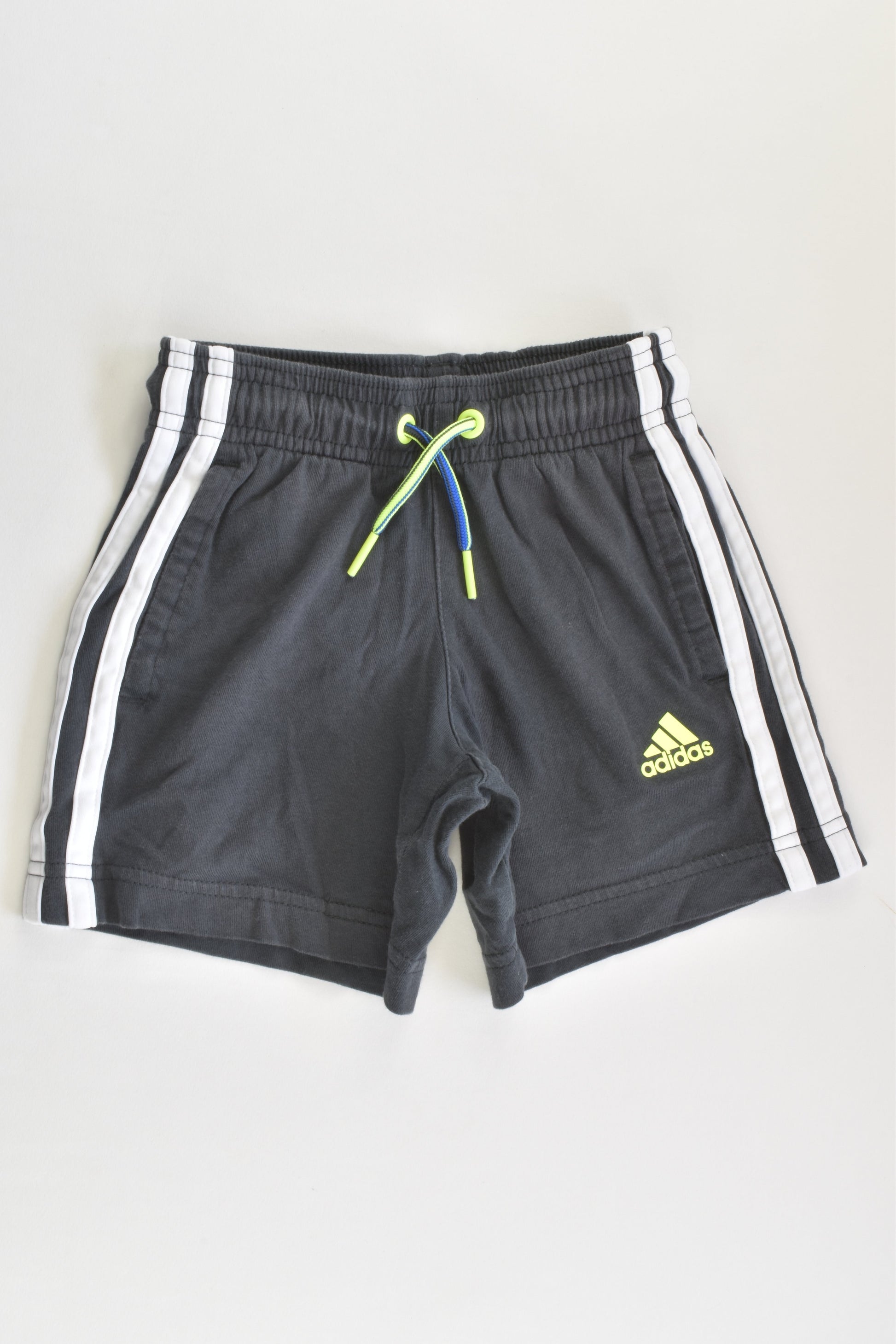Adidas Size 2-3 White Stripes Shorts