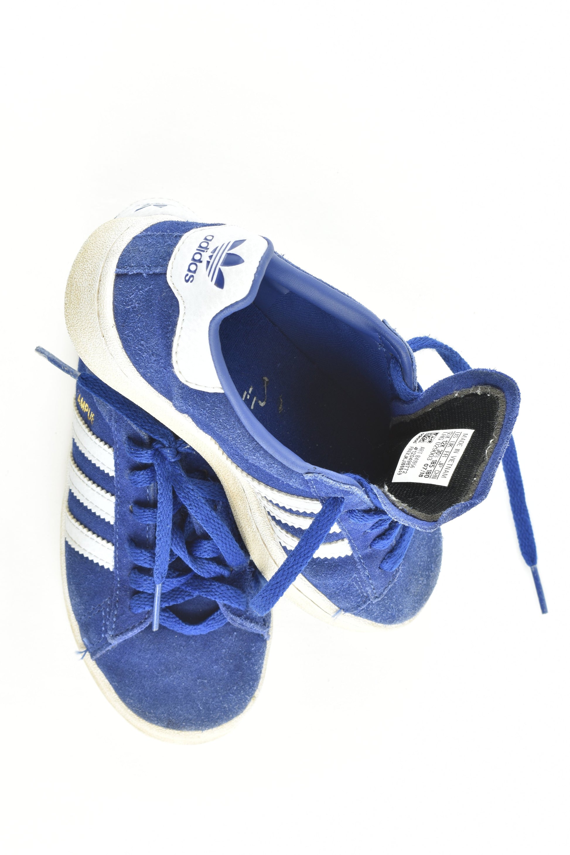 Adidas Size UK 12 Campus Shoes