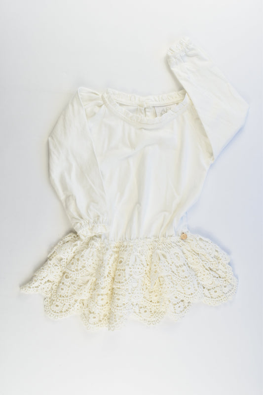Alex & Ant Size 2 Lace Hem Dress