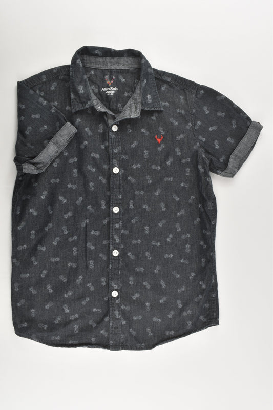 Allen Solly Junior Size 8 Pineapples Lightweight Denim Shirt