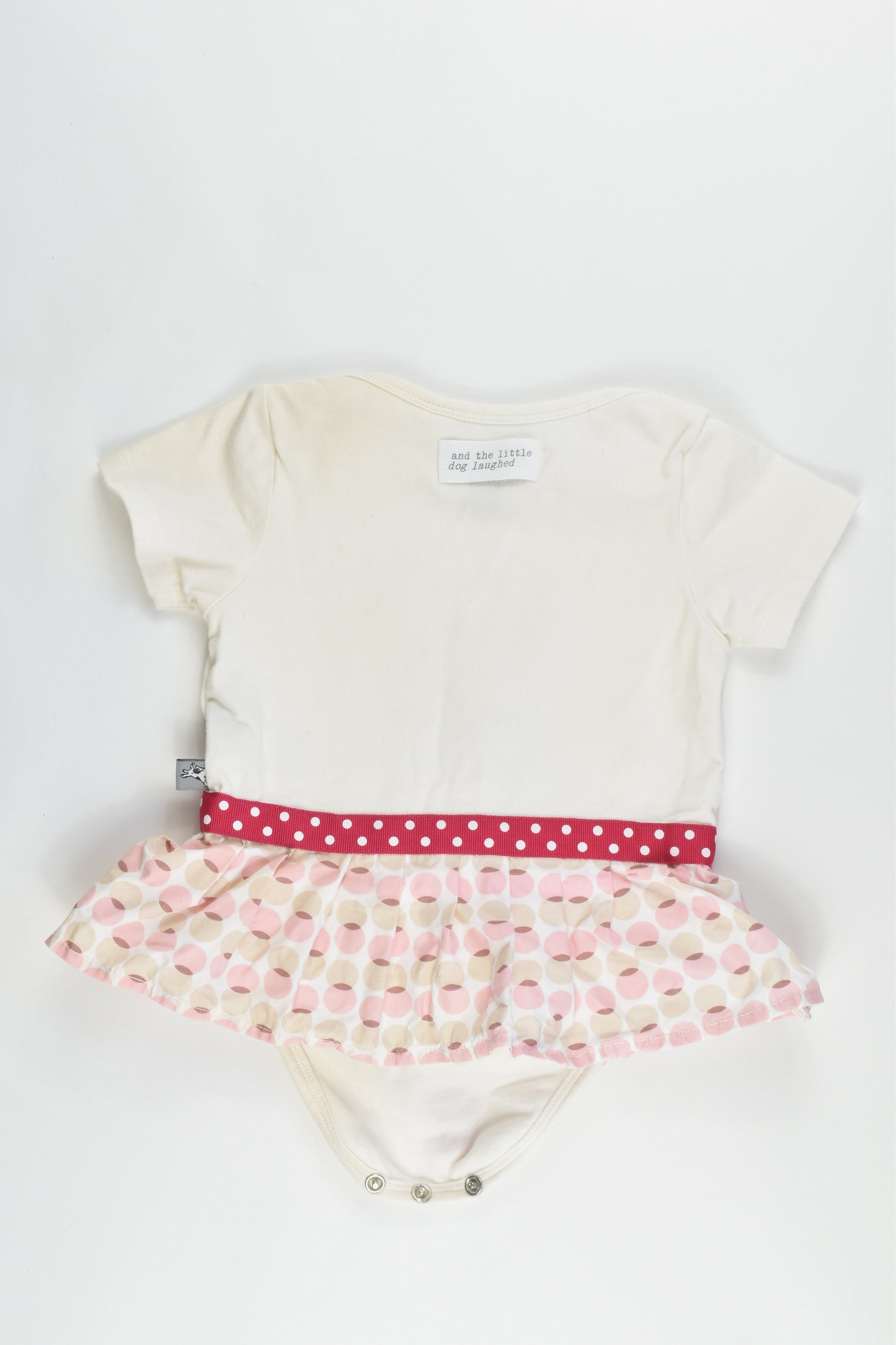 And The Little Dog Laughed Size 3-6 months Romper