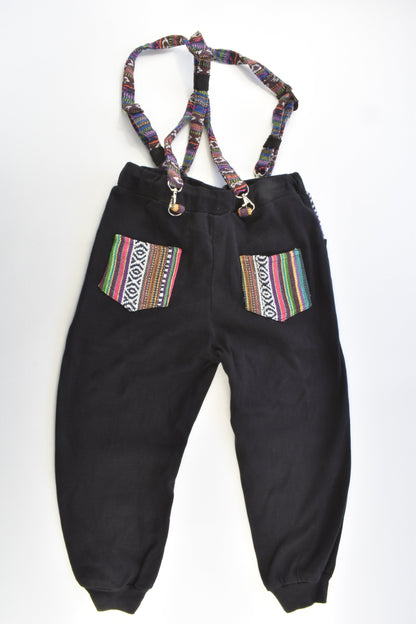 Anjel Ms Size approx 5-6 Baggy Loose Fit Nepal Suspender Pants