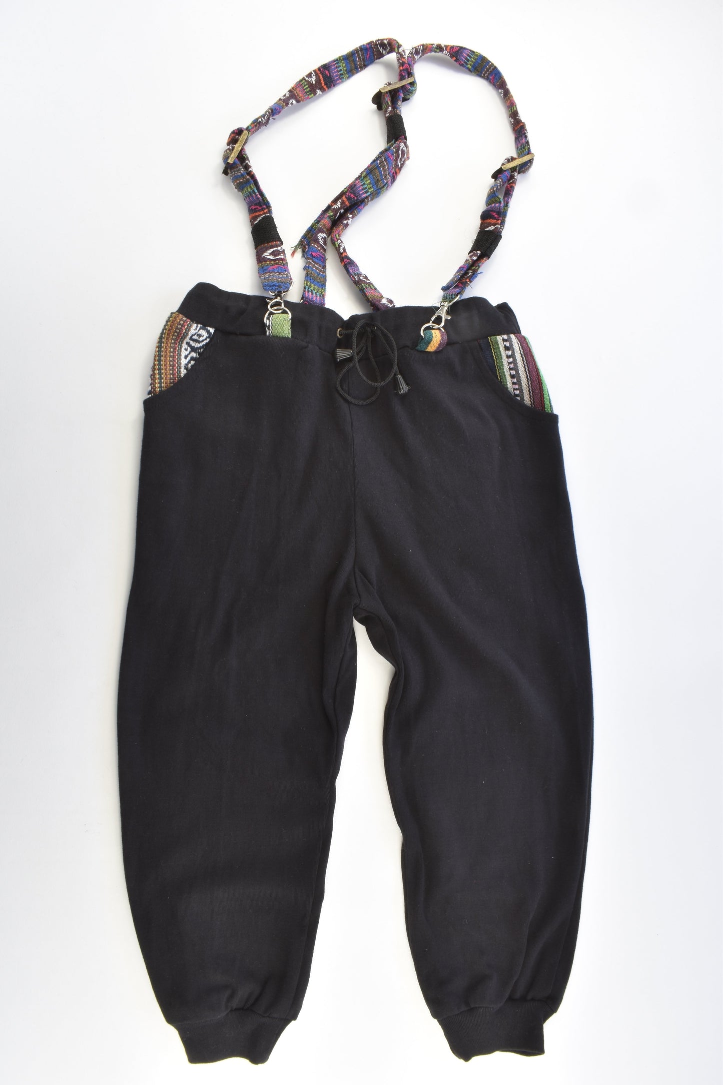 Anjel Ms Size approx 5-6 Baggy Loose Fit Nepal Suspender Pants