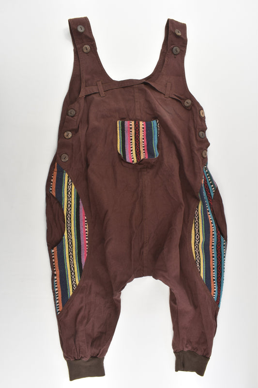 Anjel Ms Size S (approx 2-4 years) Baggy Nepal Overalls