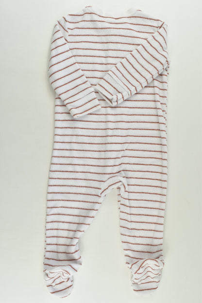 Anko Size 0 Acorn Footed Terry Romper
