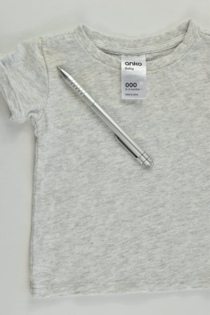 Anko Size 000 (0-3 months) T-shirt