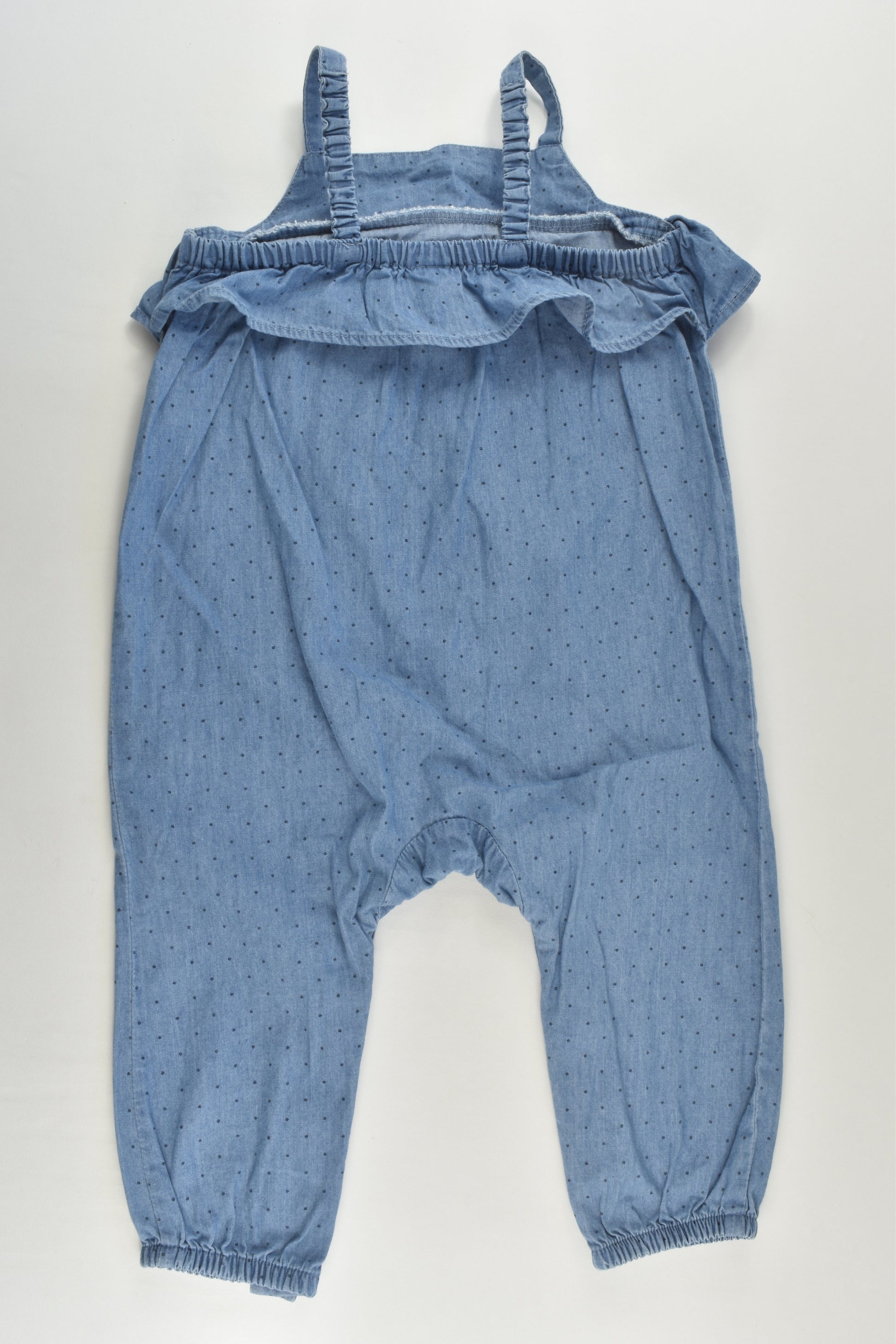 Anko Size 1 Lightweight Denim Playsuit