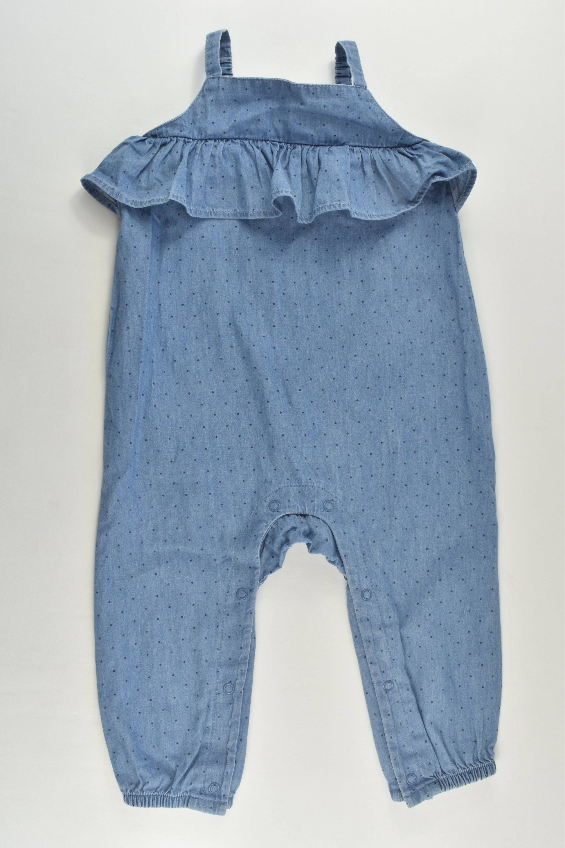 Anko Size 1 Lightweight Denim Playsuit