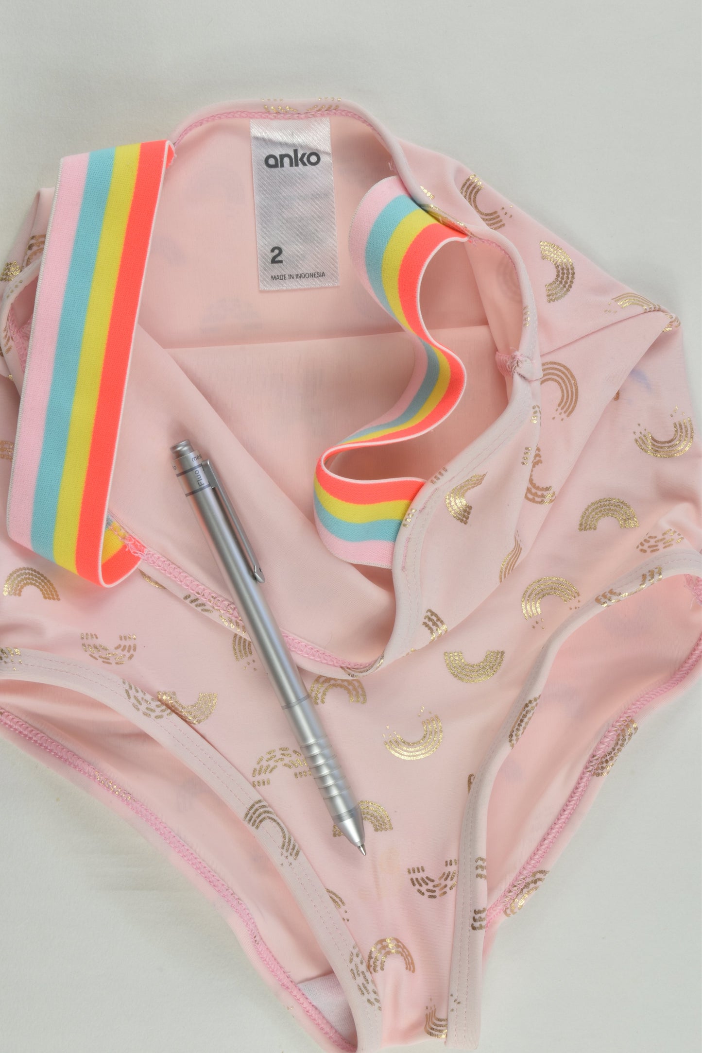 Anko Size 2 Rainbow Bathers