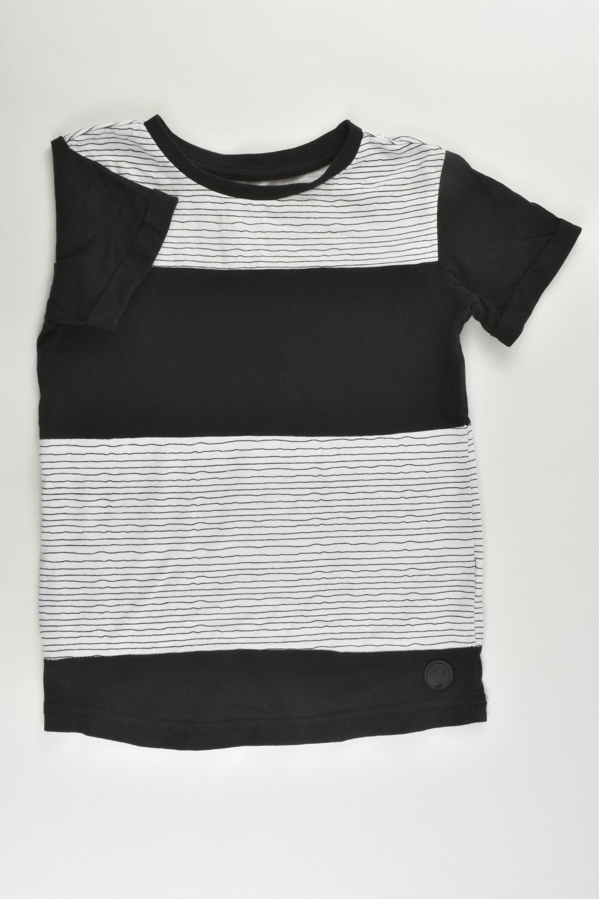 Anko Size 3 Black and White T-shirt