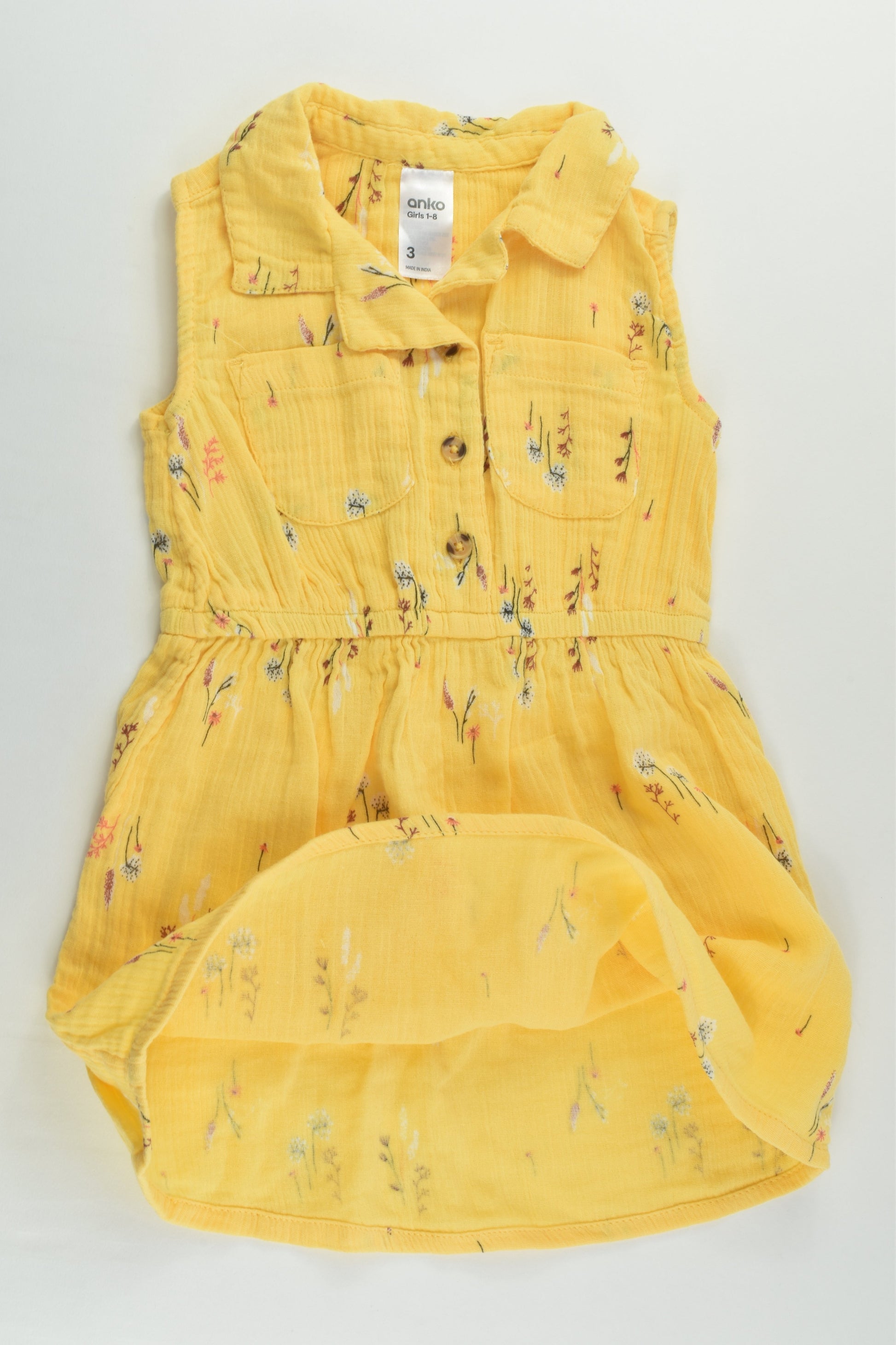 Anko Size 3 Muslin Floral Dress