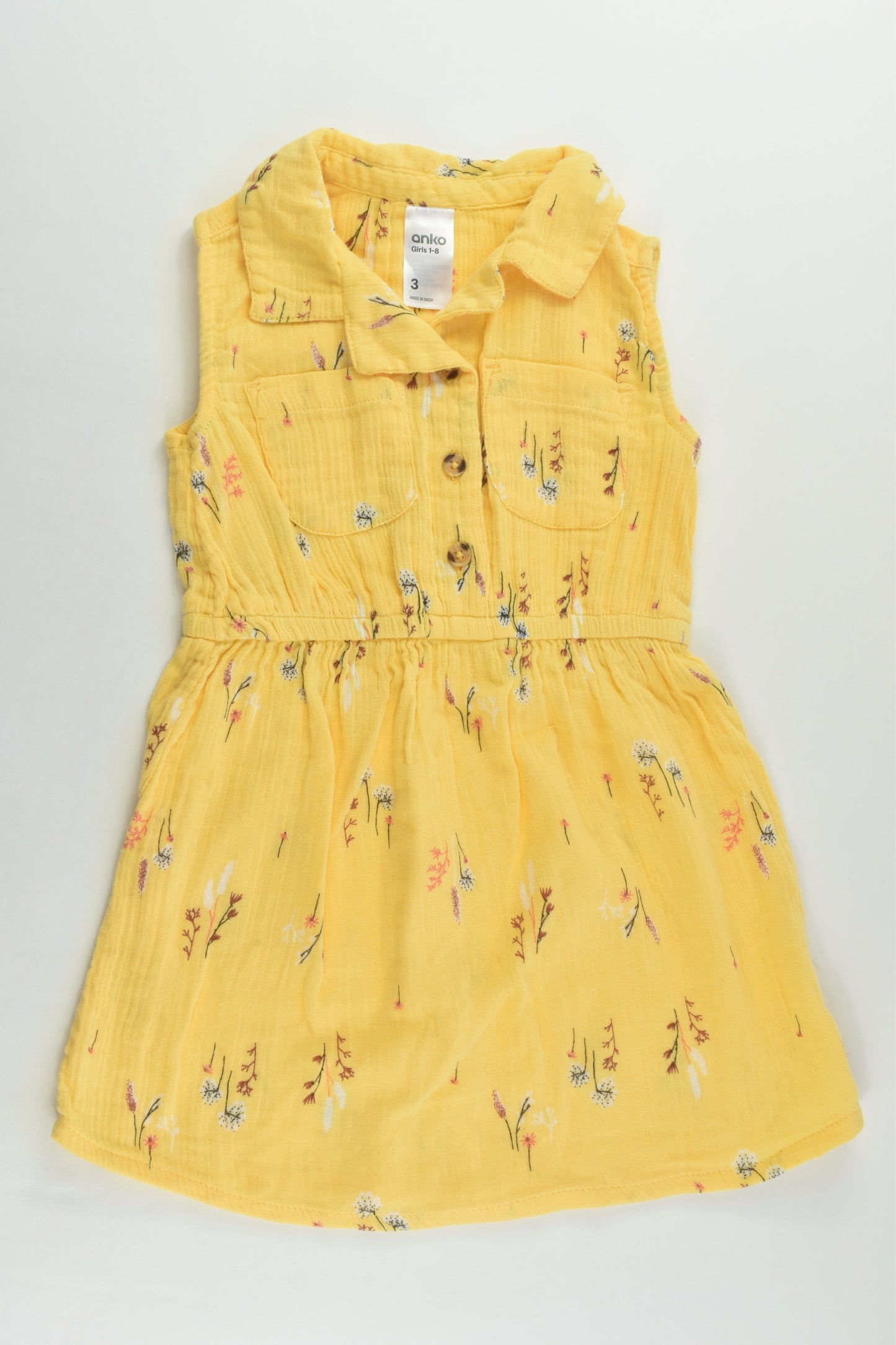 Anko Size 3 Muslin Floral Dress