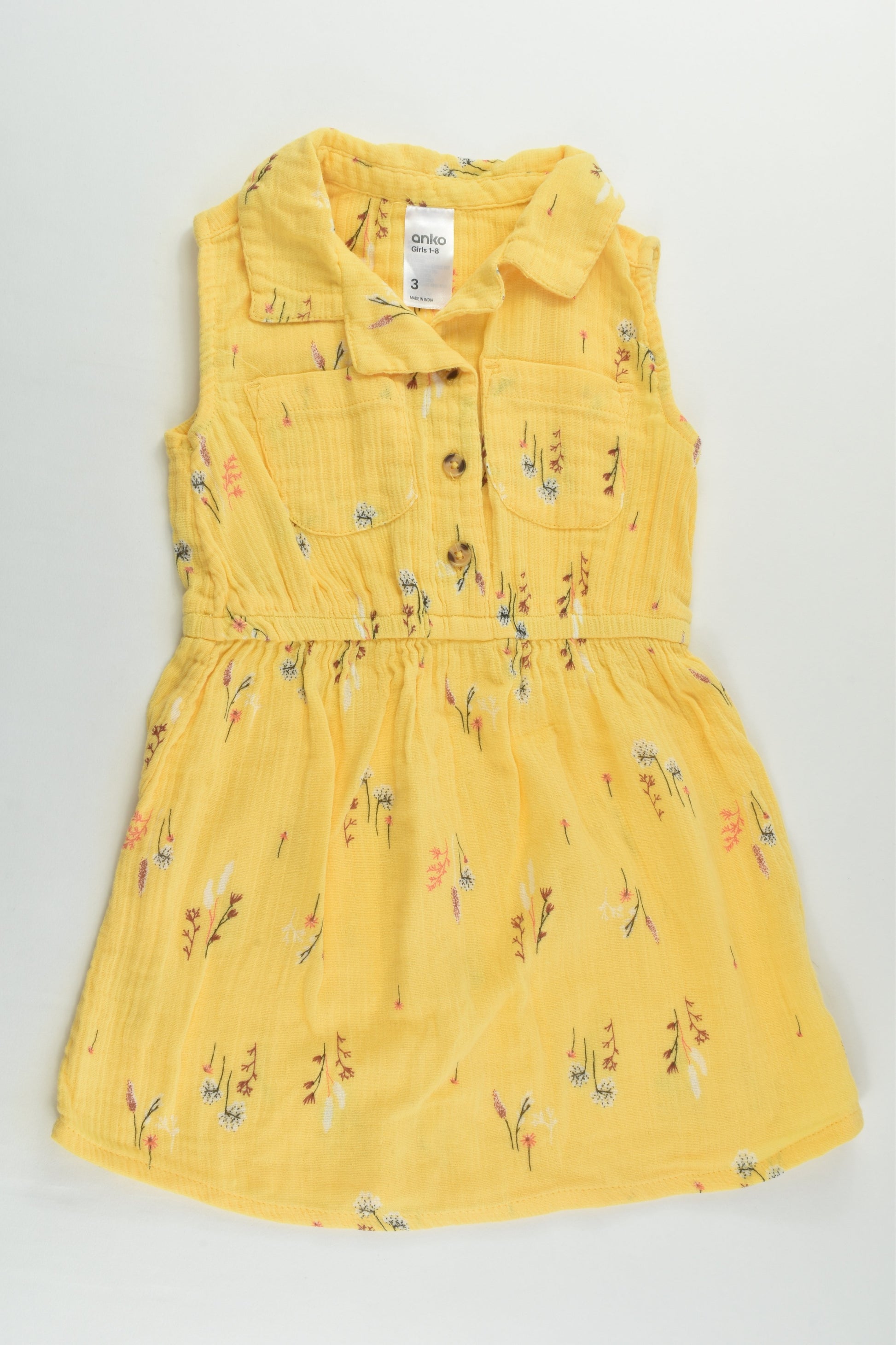 Anko Size 3 Muslin Floral Dress