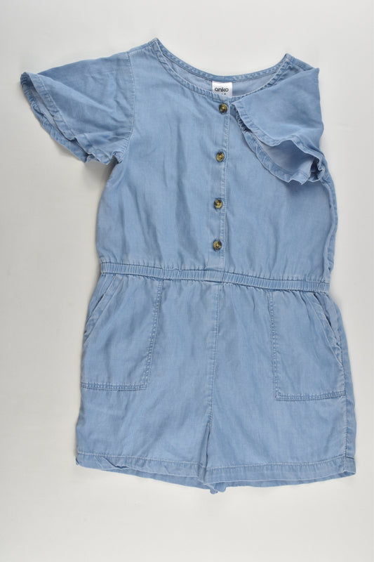 Anko Size 4 Lightweight Denim Playsuit