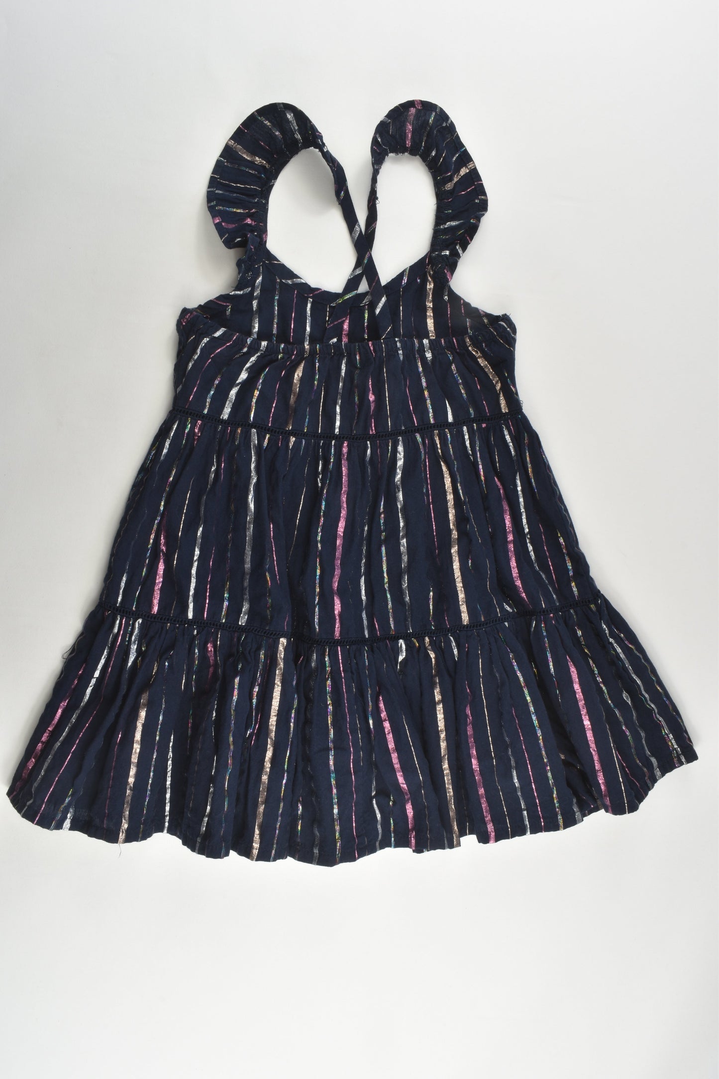 Anko Size 5 Metallic Stripes Dress
