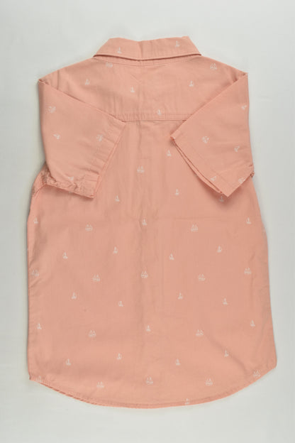 Anko Size 6 Sailboats Shirt