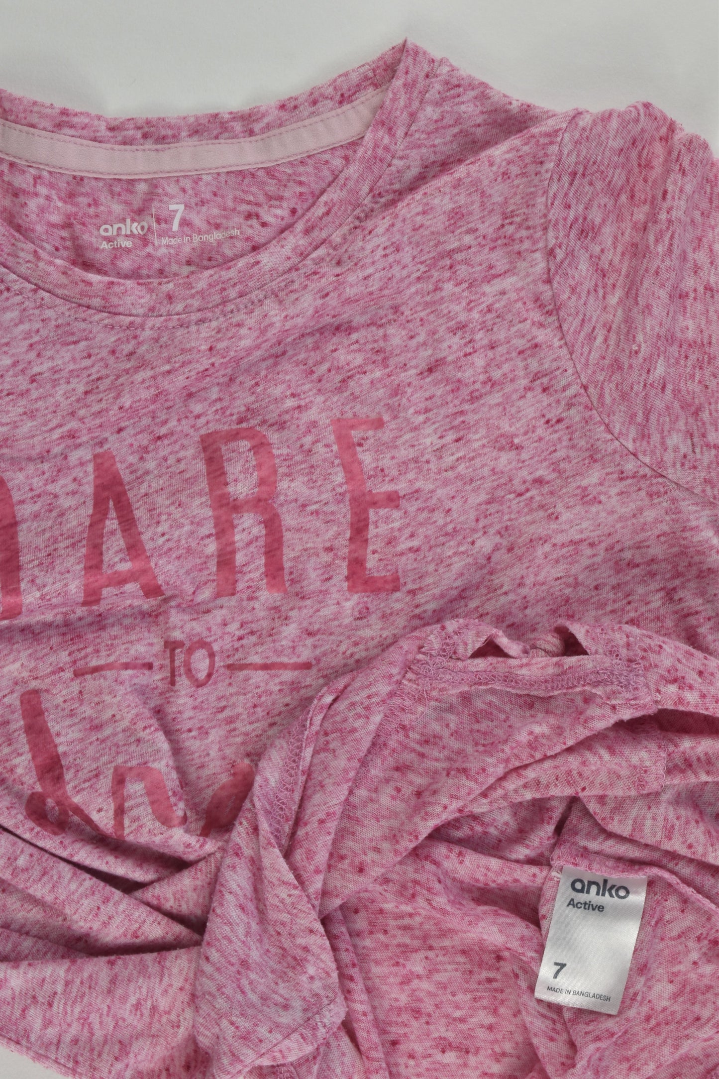 Anko Size 7 'Dare To Dream' T-shirt