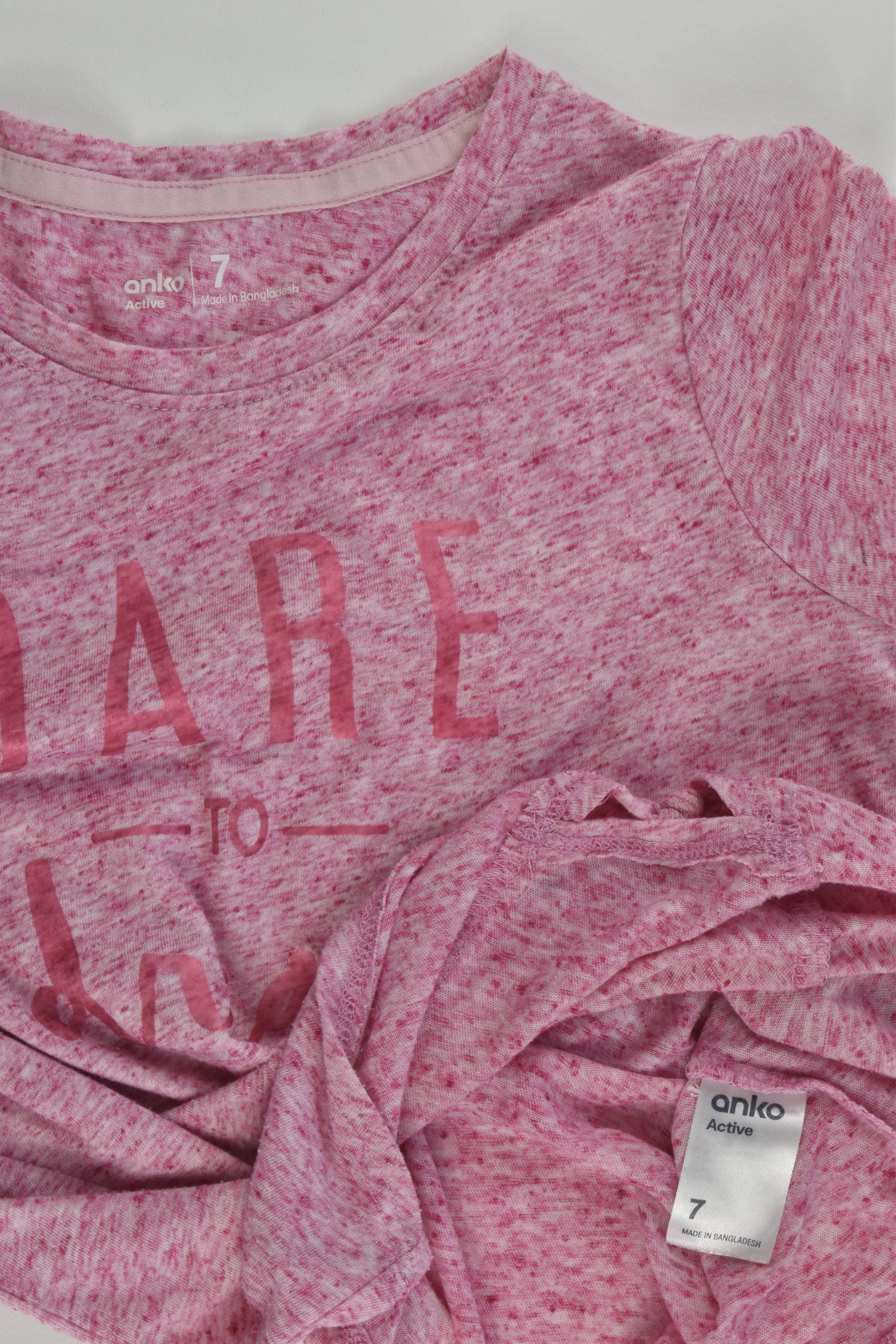Anko Size 7 'Dare To Dream' T-shirt