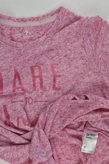 Anko Size 7 'Dare To Dream' T-shirt