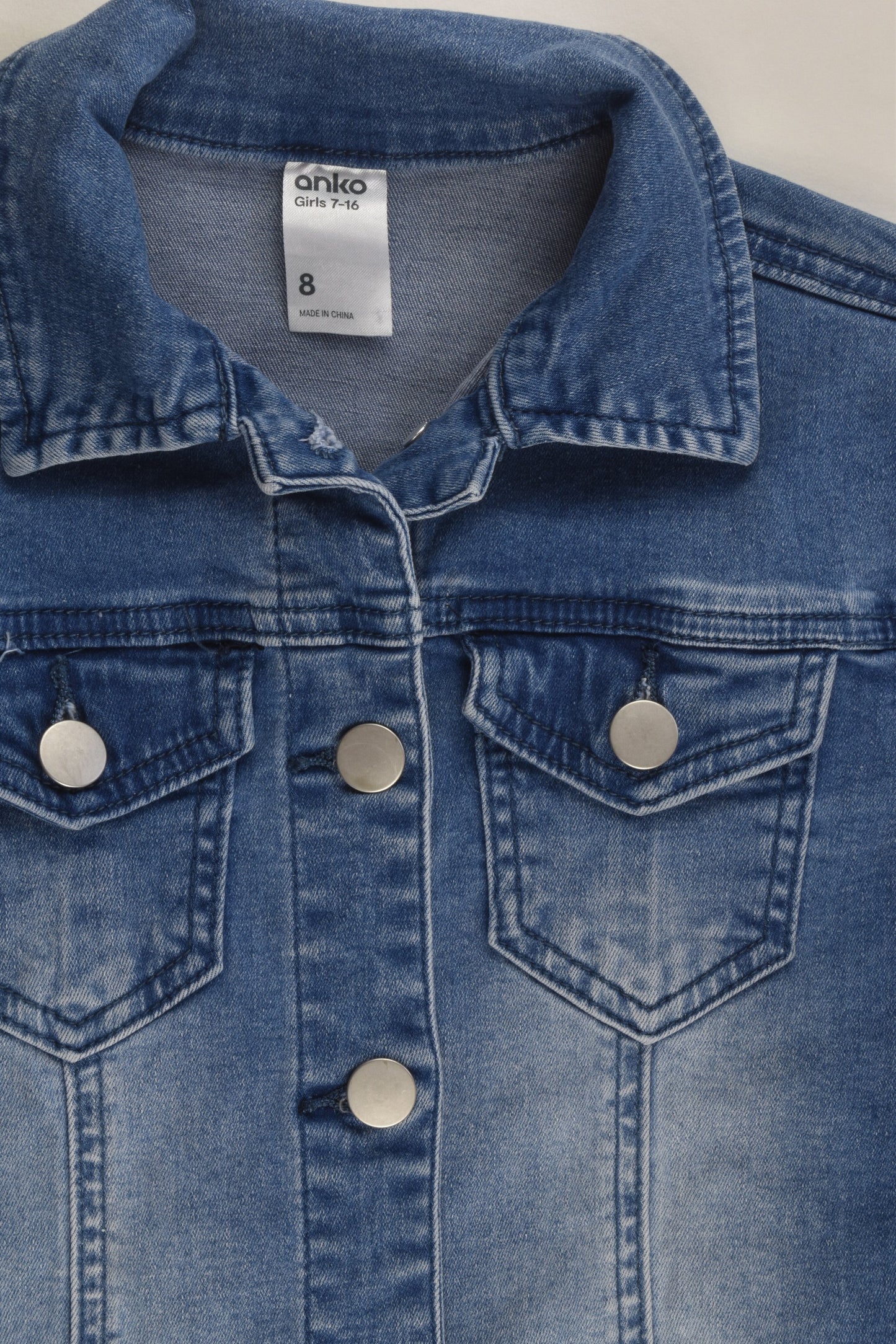 Anko Size 8 Stretchy Denim Jacket